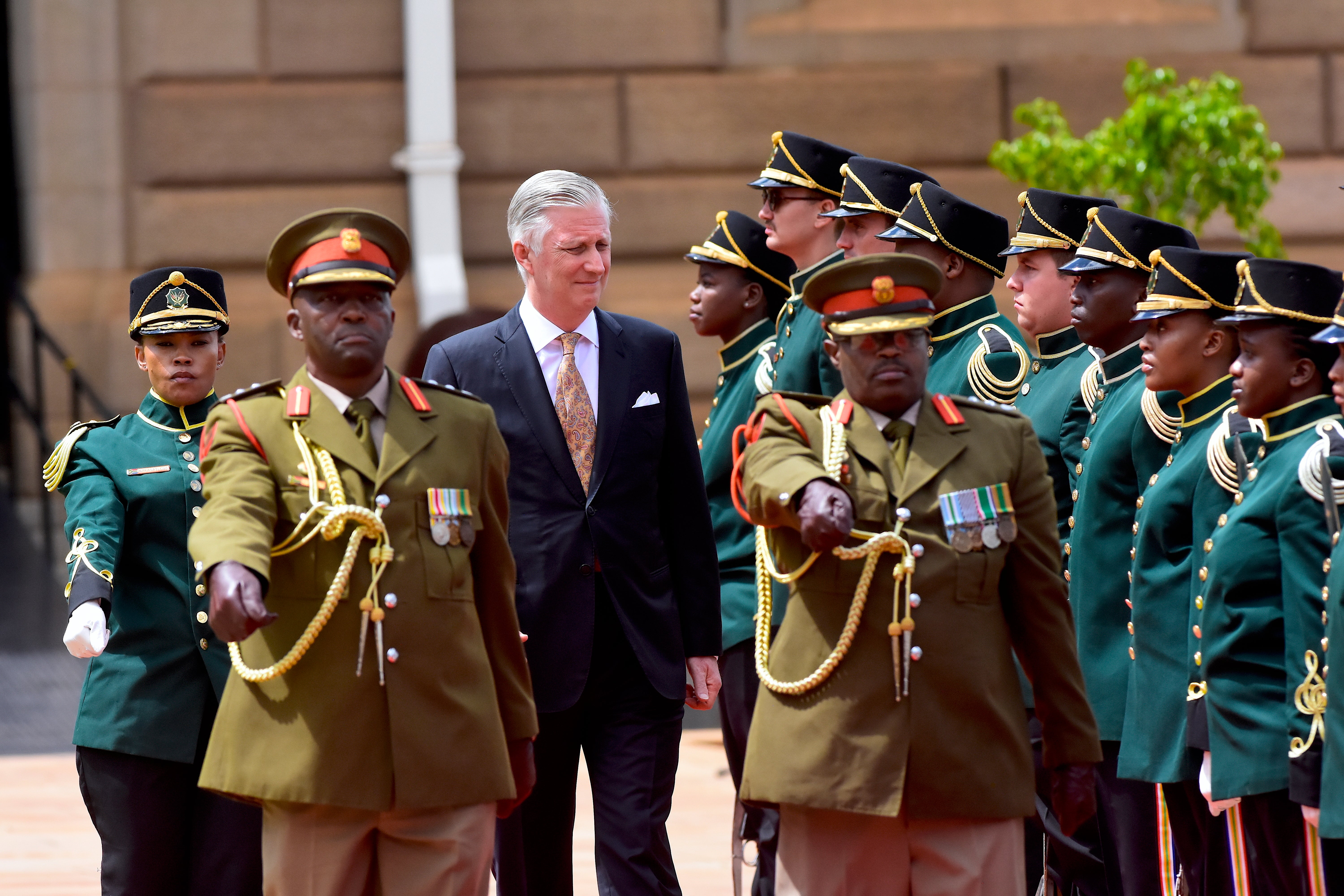 South Africa Belgium King Visit