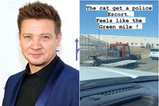 ‘She’s finally making her way home!’: Jeremy Renner excited to be reunited with snowplough that ran him over