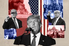 ‘He’s playing with fire’: Trump’s history of courting violence collides with Waco campaign rally