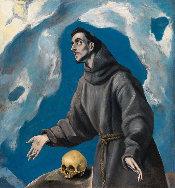 ‘Saint Francis Receiving the Stigmata’, El Greco, 1590-95