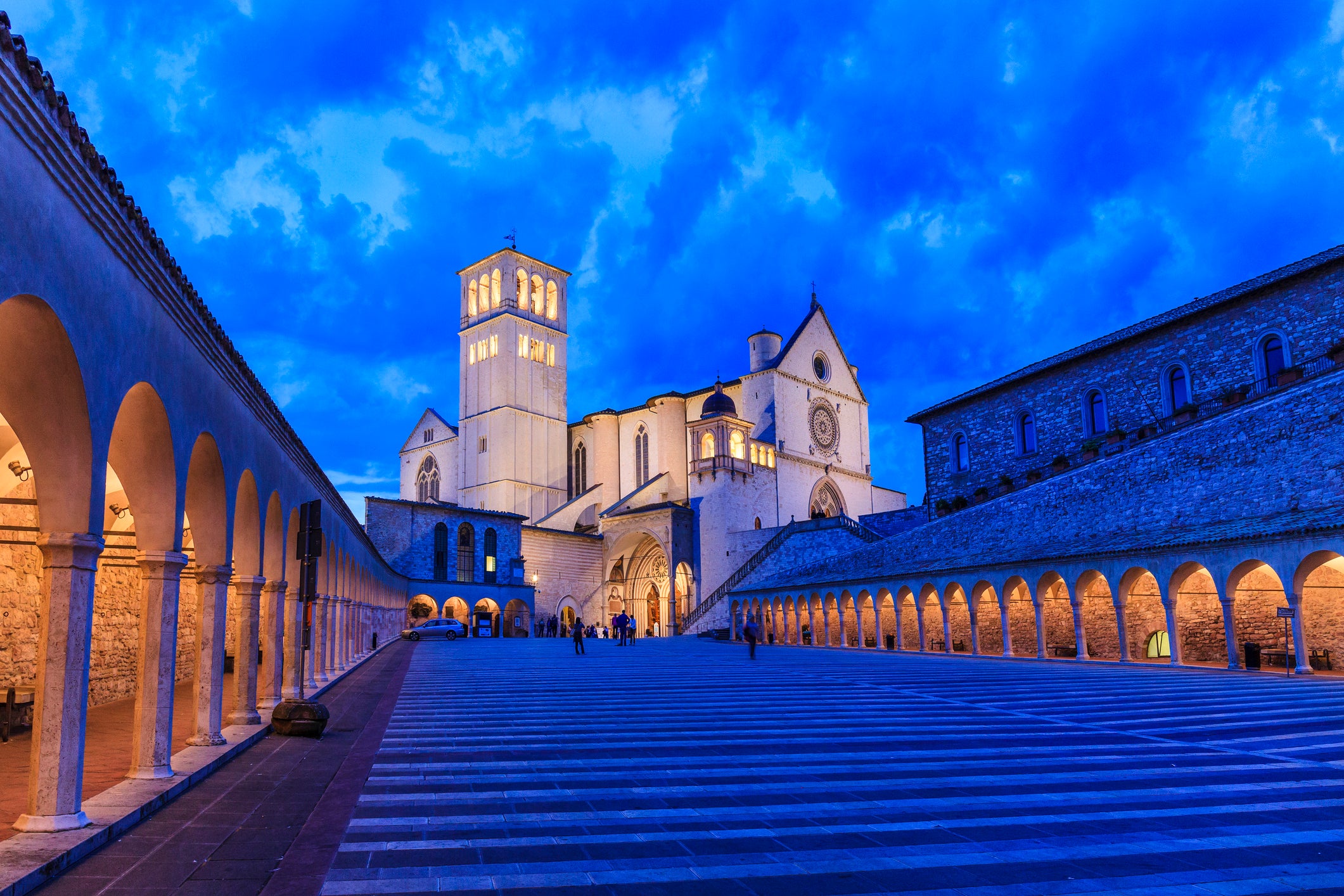 The Basilica of San Francesco in Assisi