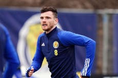 Andy Robertson believes Scotland face ‘toughest group’ in Euro 2024 qualifiers