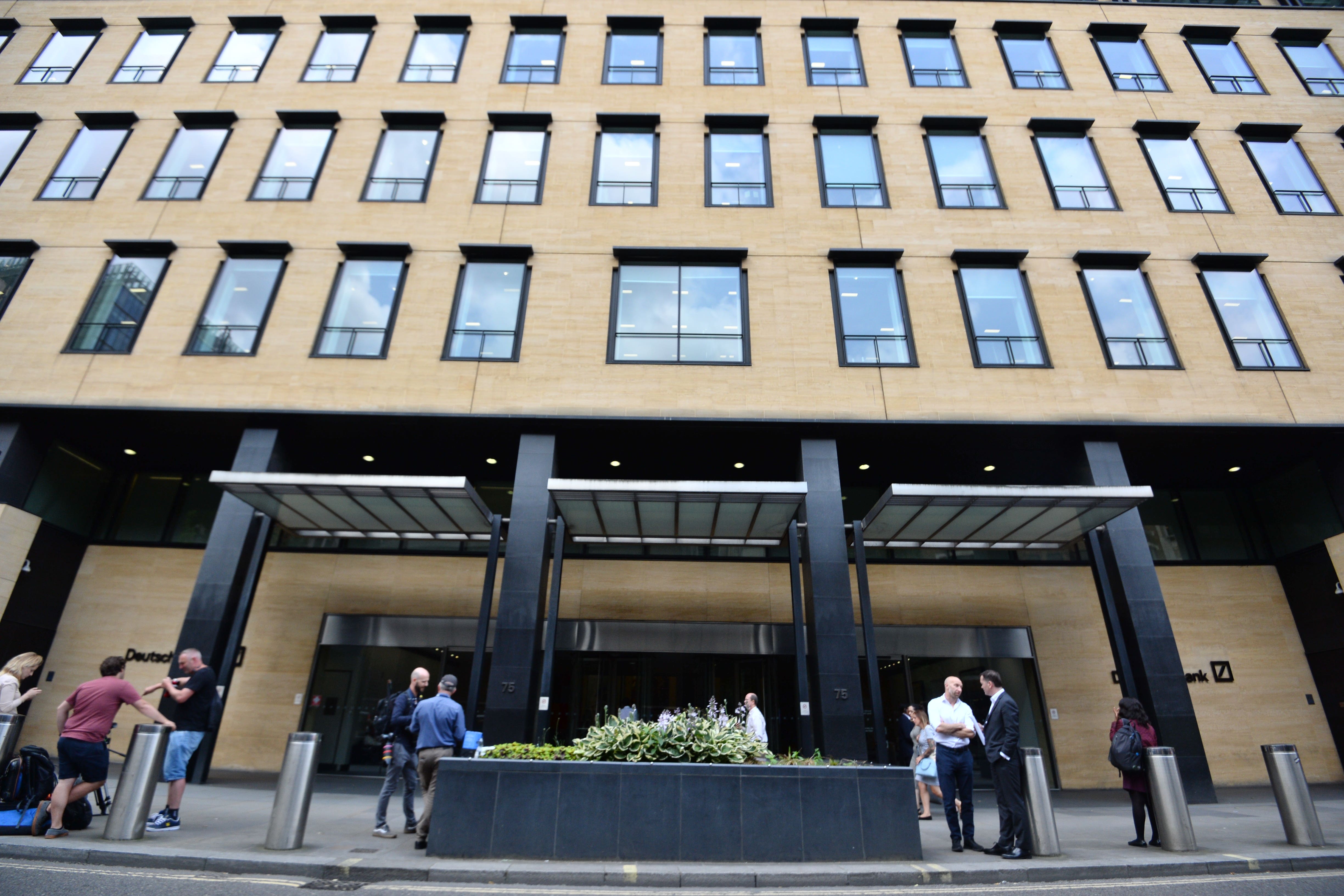 General view of the London office of Deutsche Bank (Kirsty O’Connor/PA)