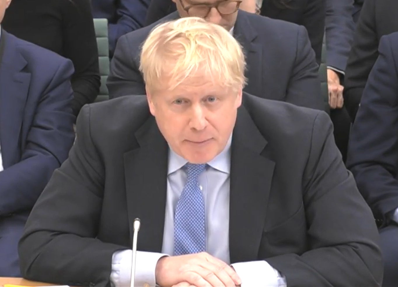 Boris Johnson appears before MPs