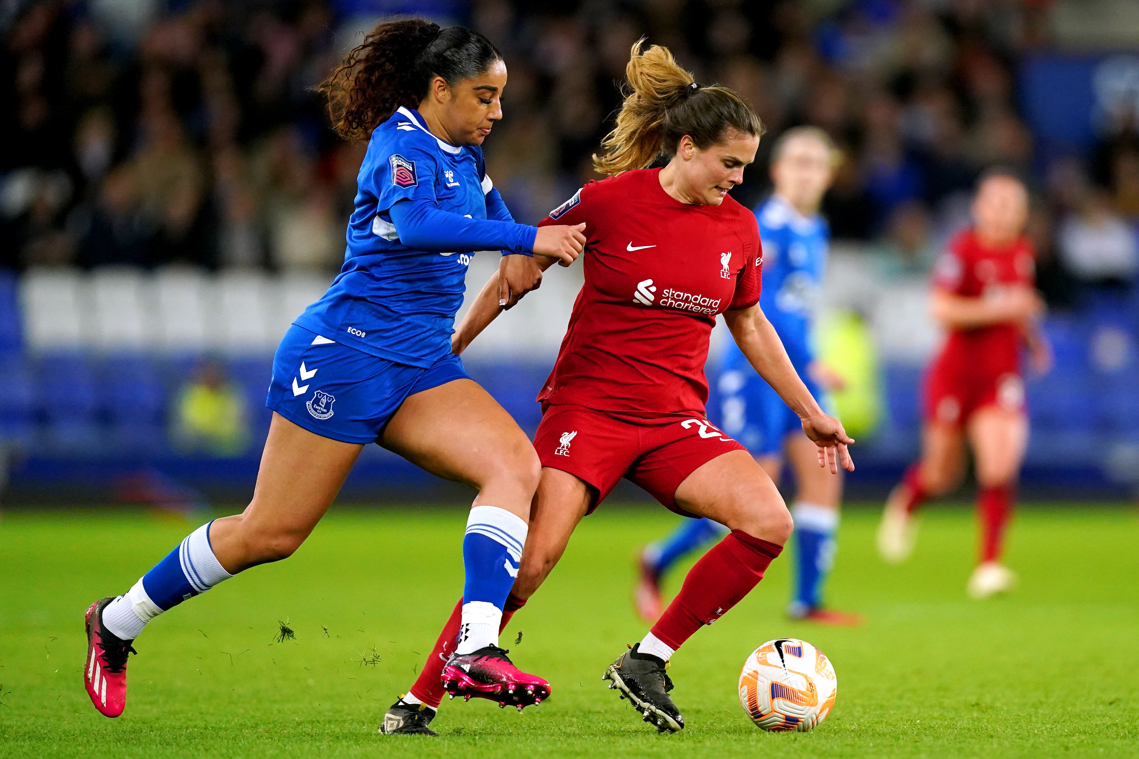 Everton and Liverpool were forced to share a point each with a 1-1 draw (Mike Egerton/PA)