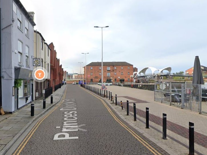 Princes Dock Street in Hull