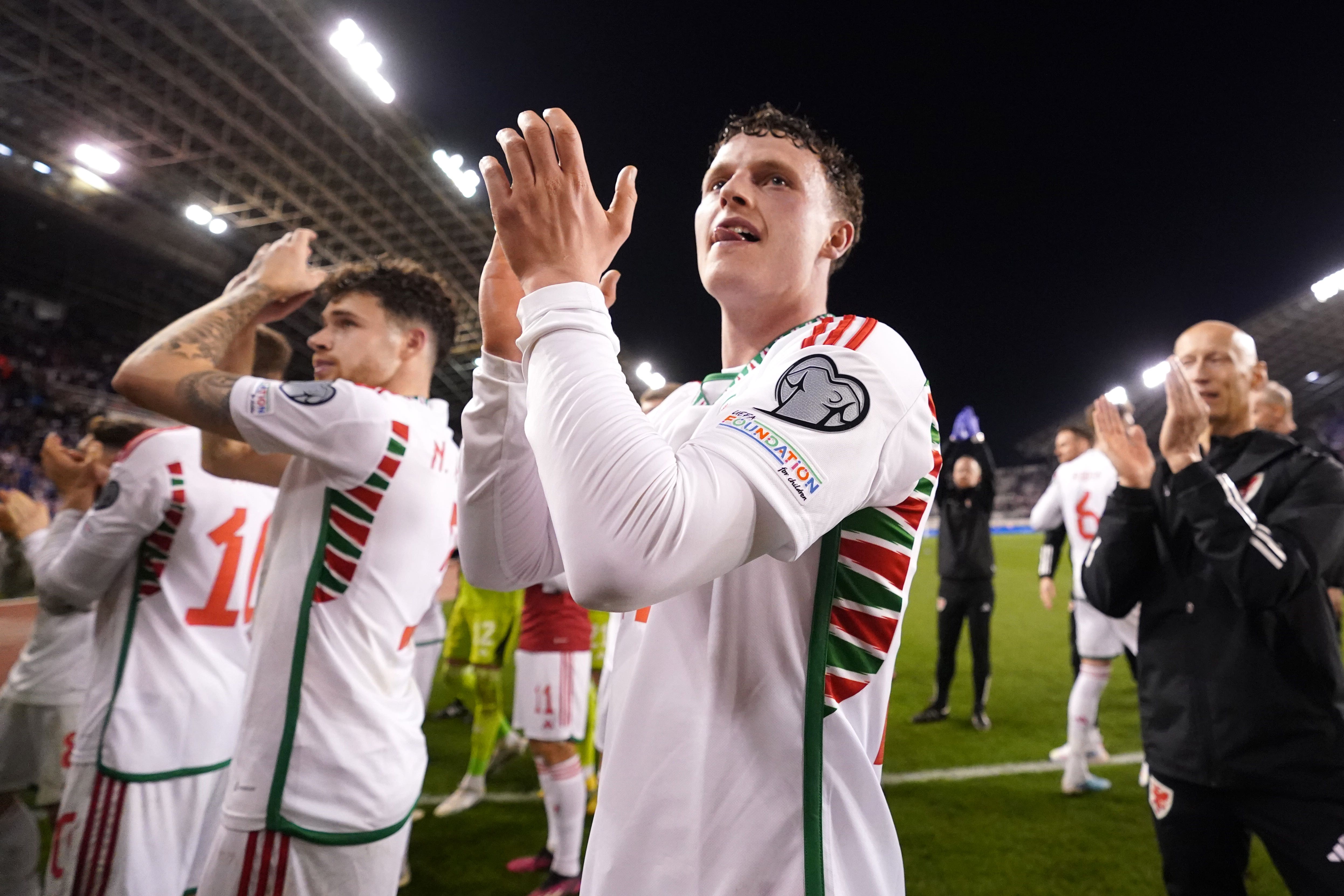 Nathan Broadhead scored for Wales (Tim Goode/PA)