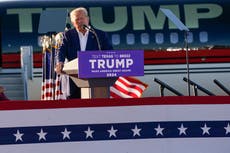 Trump ramps up DeSantis attack at Waco rally saying he wept when he begged for endorsement