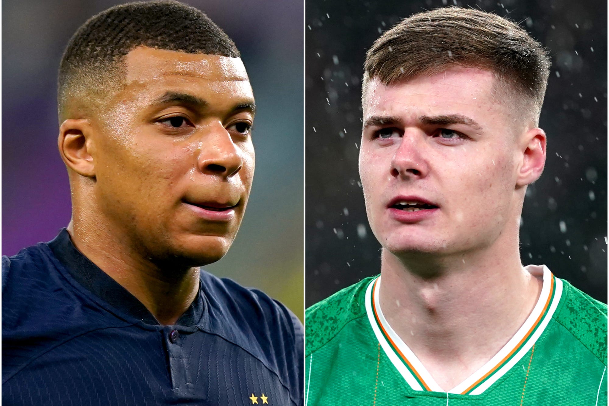 Kylian Mbappe is aware of Evan Ferguson’s form (PA images)