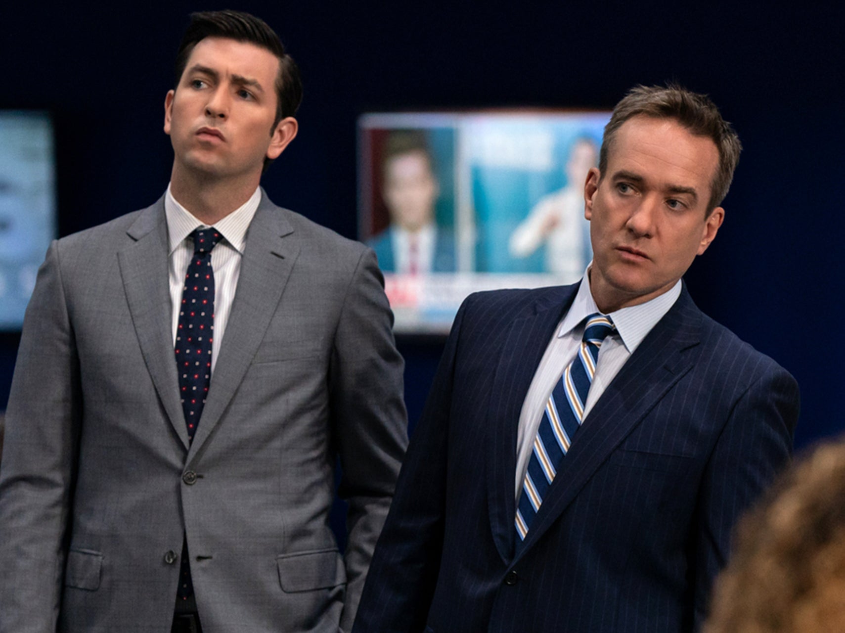 ‘Disgusting brothers’ Nicholas Braun and Matthew Macfadyen in ‘Succession’