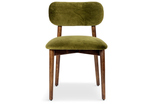 Atkin and Thyme Layla dining chair, deep green velve