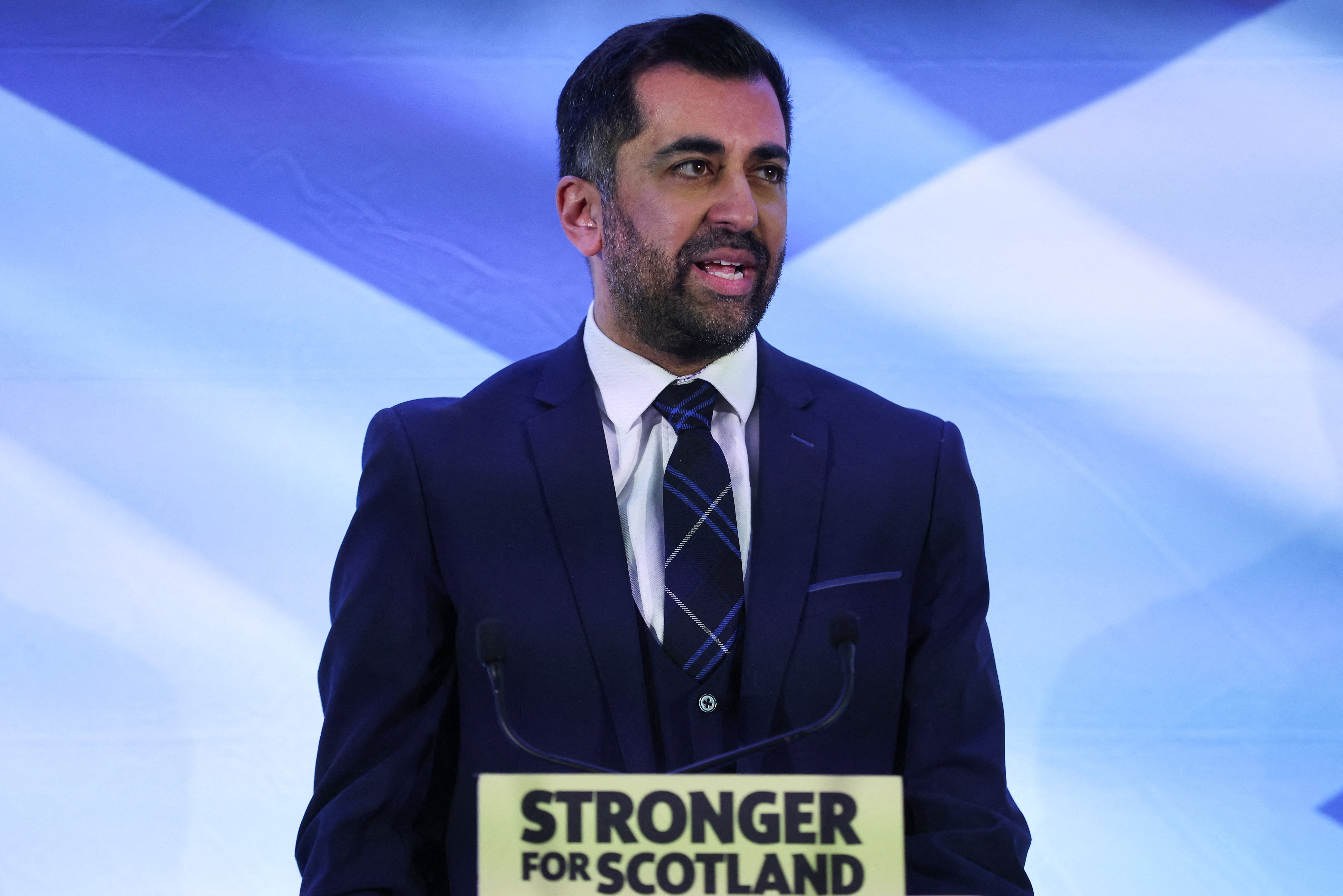 Humza Yousaf said he felt like ‘the luckiest man in the world’