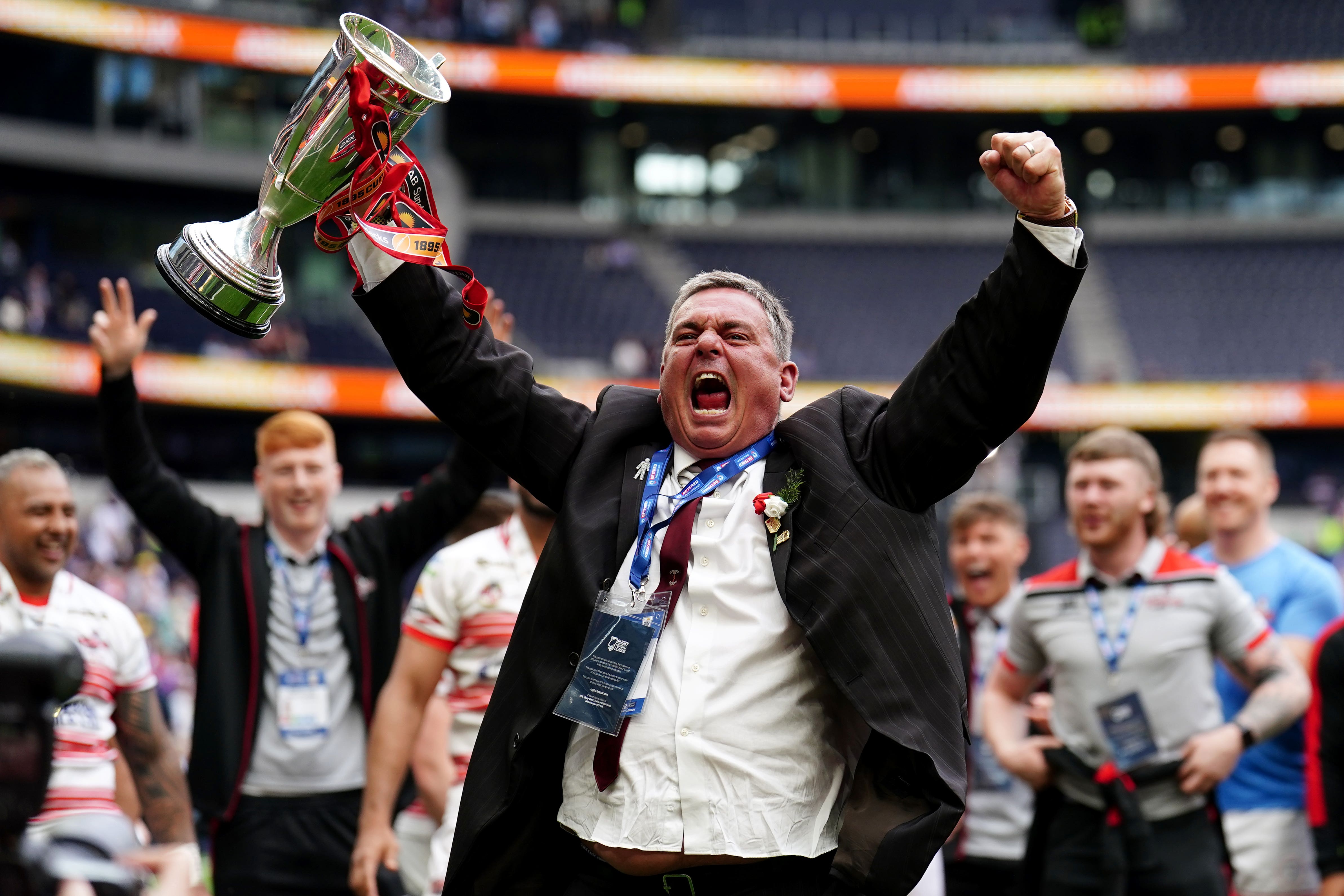 Leigh owner Derek Beaumont has big dreams for the club (Mike Egerton/PA)