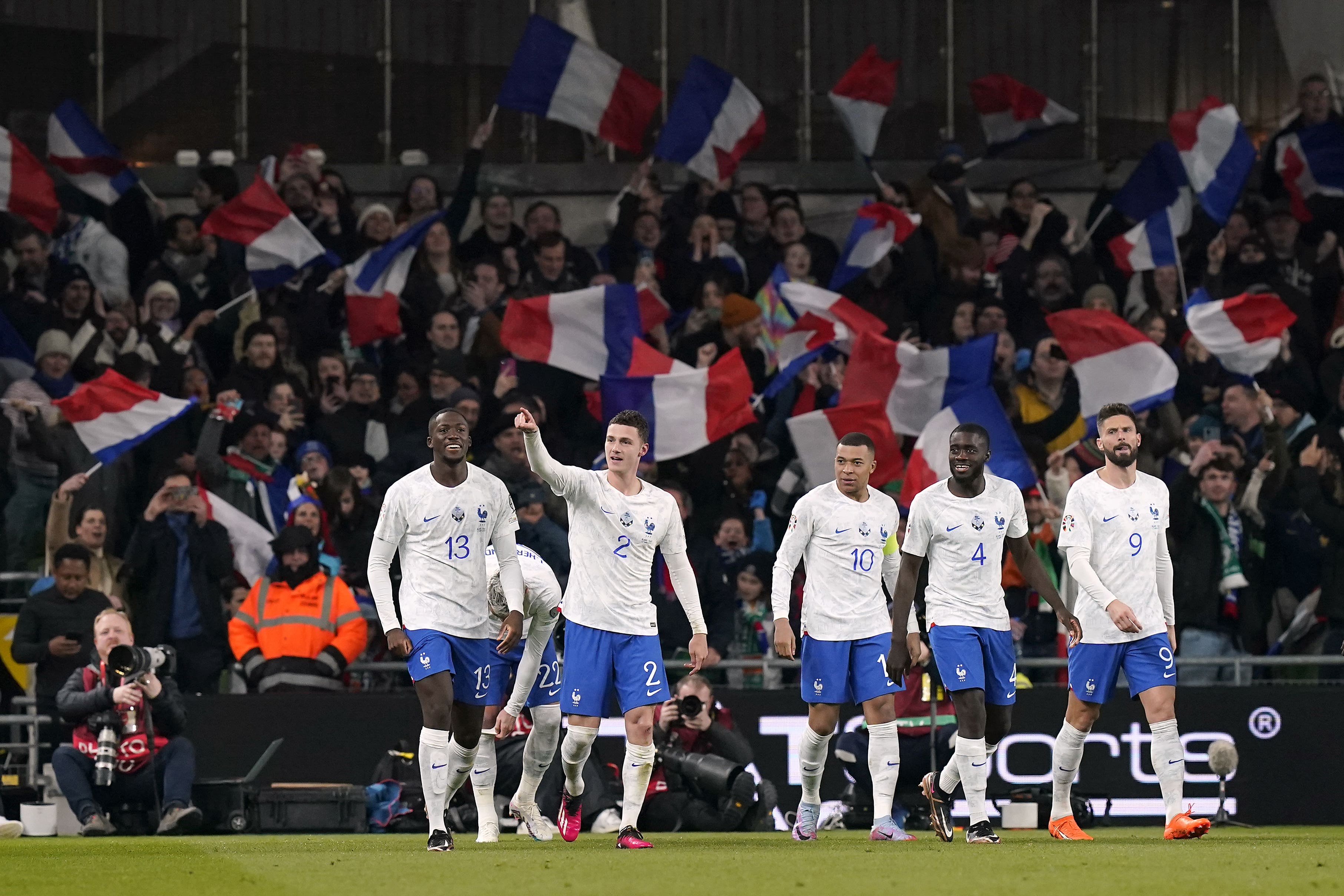 Benjamin Pavard scored a remarkable goal to earn France victory (Niall Carson/PA)