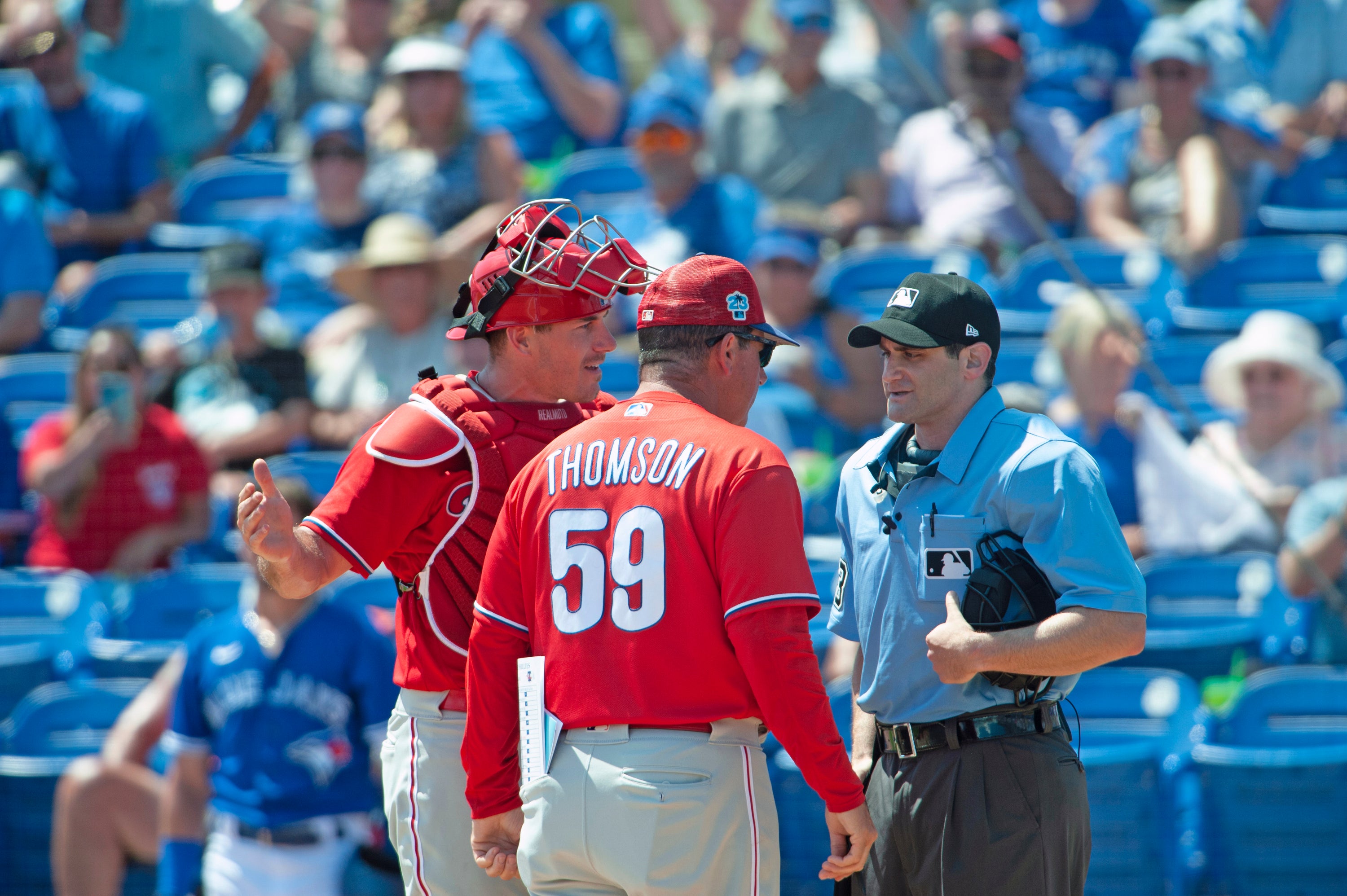 Blue Jays Phillies Baseball