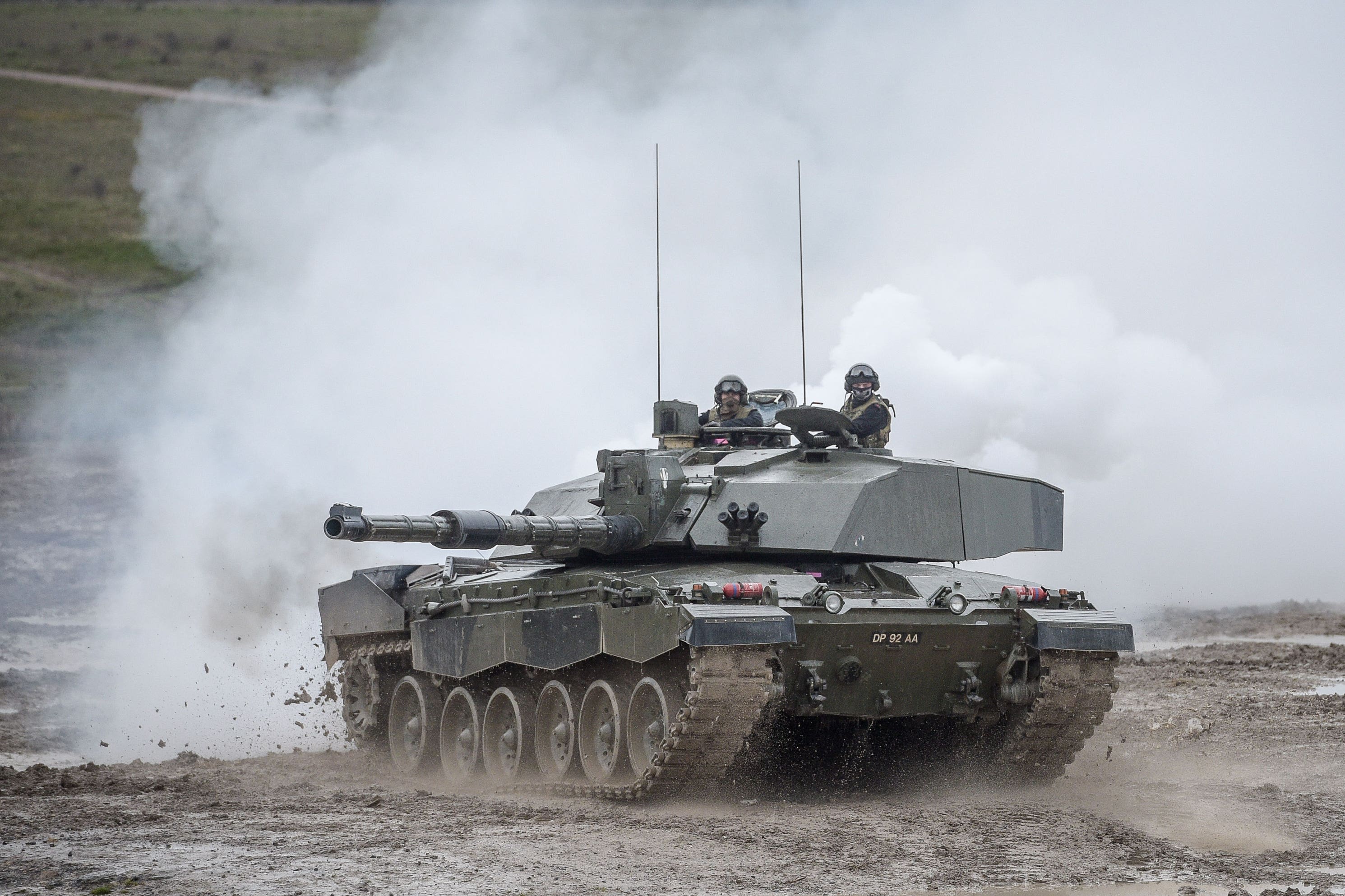 Ukrainian crews are being trained on Challenger 2 tanks in the UK