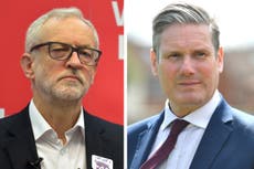 Jeremy Corbyn accuses Keir Starmer of ‘primary school stuff’