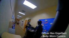 Nashville police bodycam footage shows confrontation with suspect during Christian school shooting