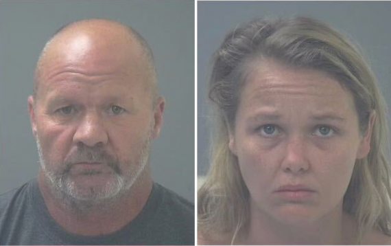 The mother of Vinson’s child, 25-year-old Rachel Moore, and her former stepfather Jason Layne Curtis, 53, have been arrested