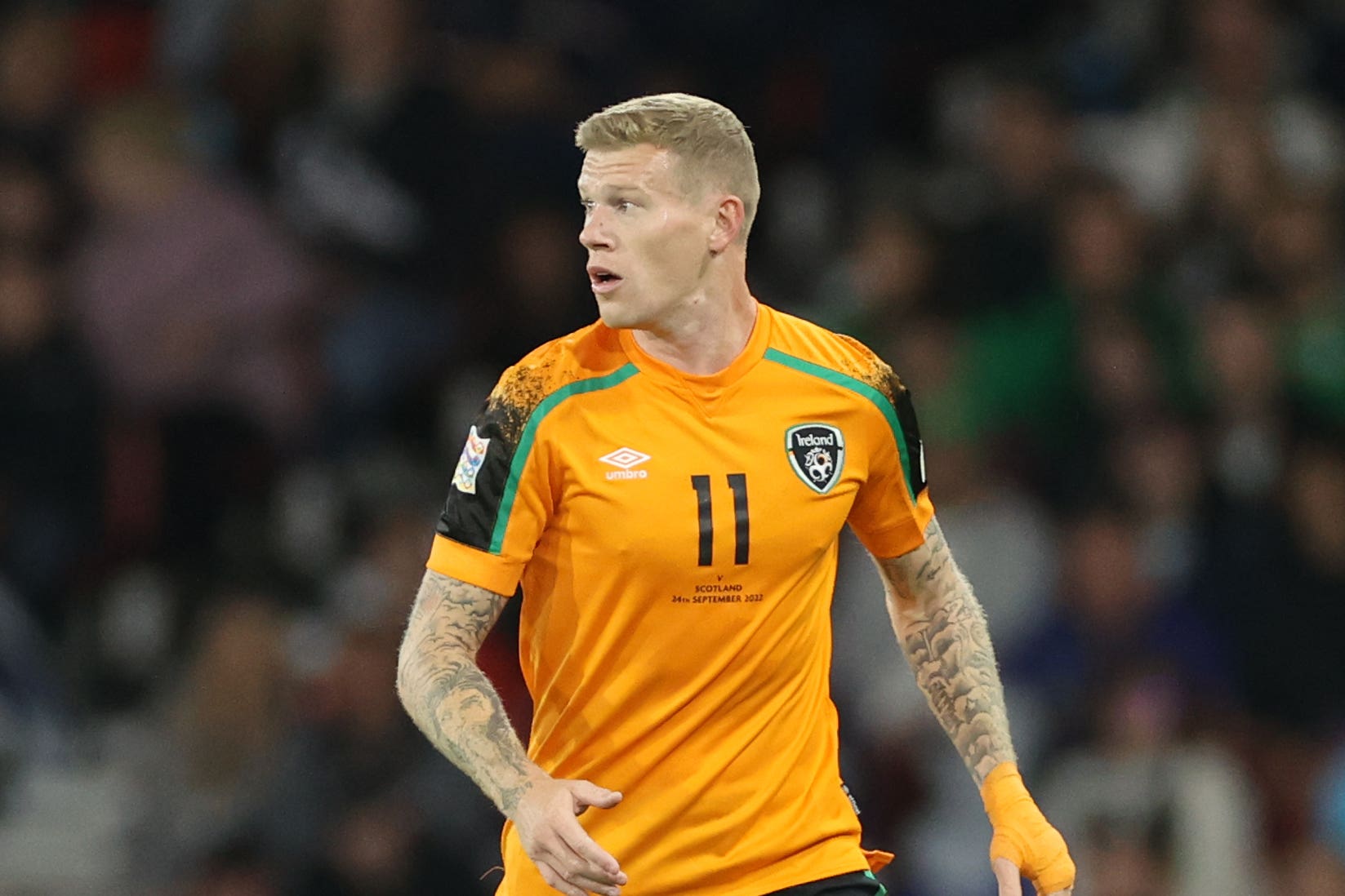 Republic of Ireland international James McClean has revealed he has been diagnosed with autism (Steve Welsh/PA)