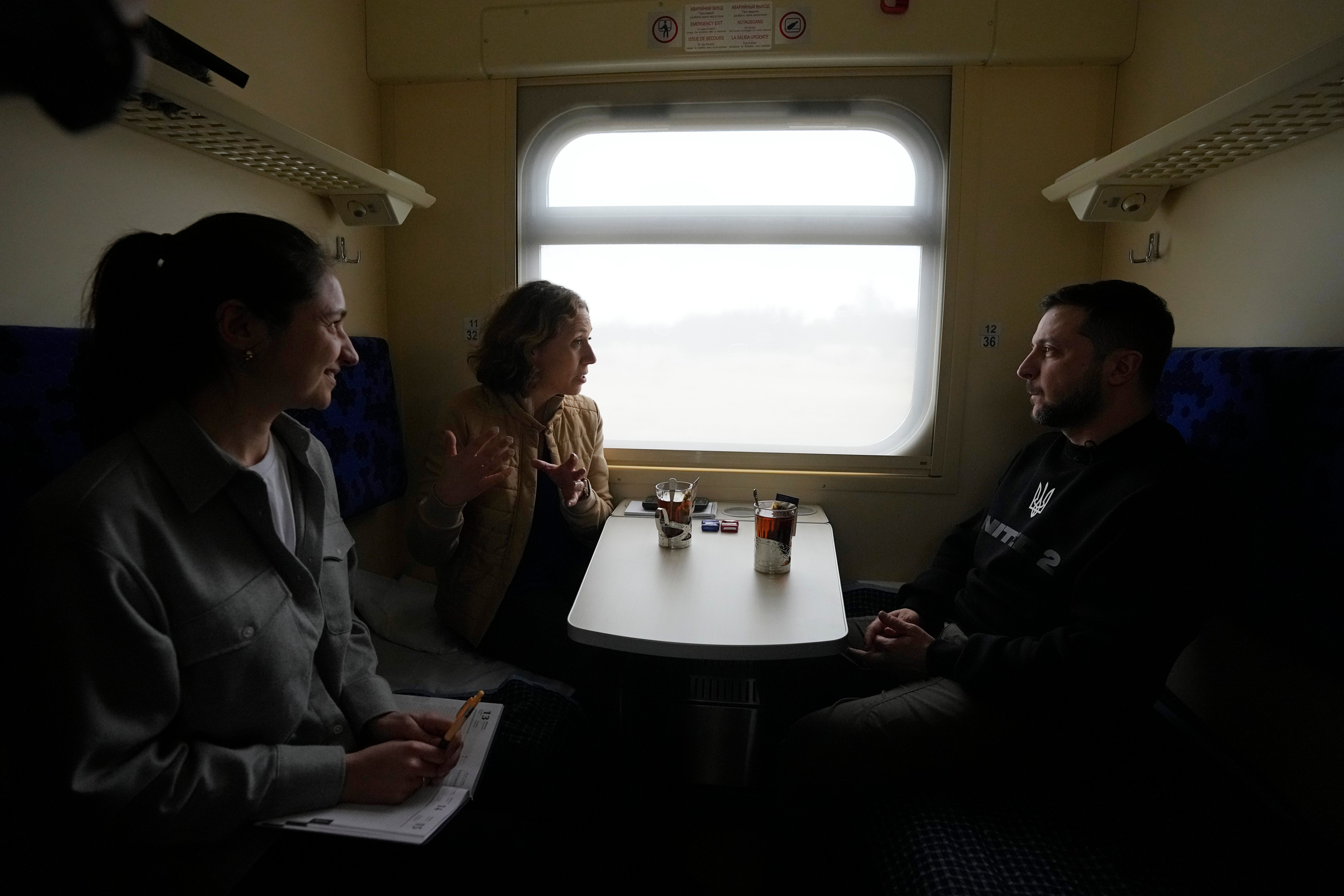 The AP Interview Ukraine Zelenskyy