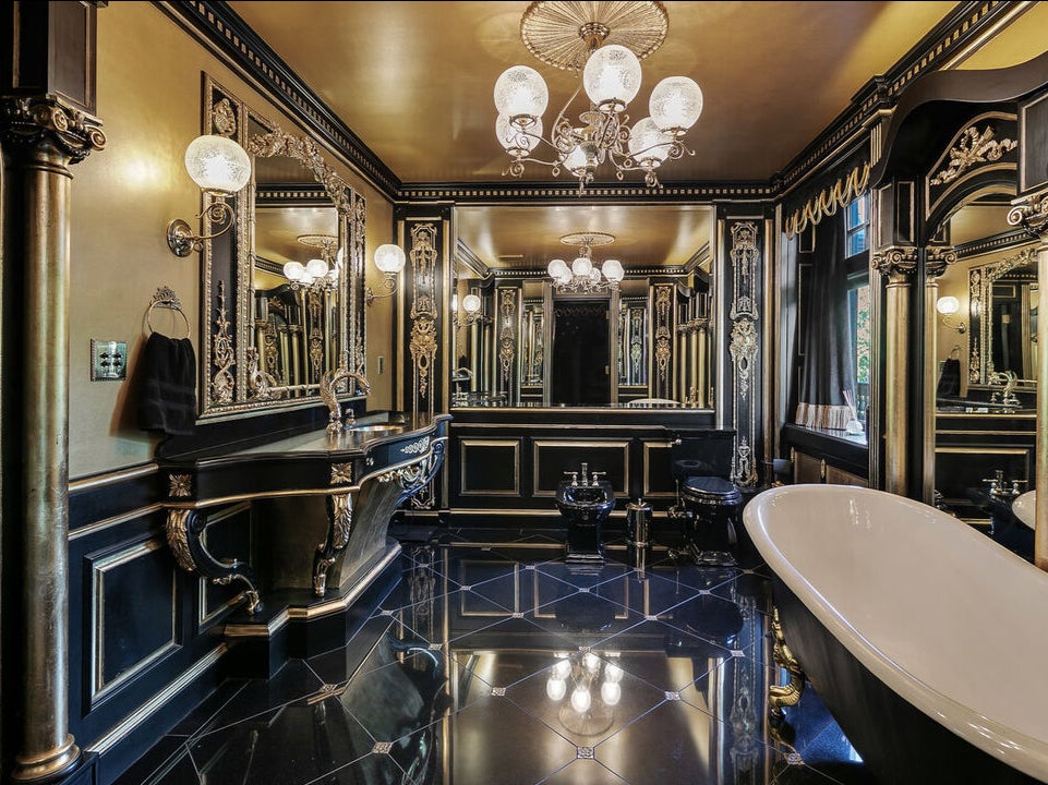 One of 10 bathrooms in Kat Von D’s former home