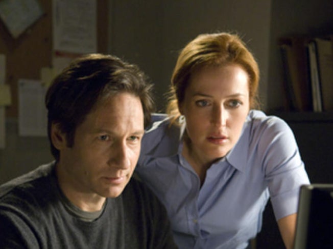 Duchovny and Anderson in ‘X-Files’