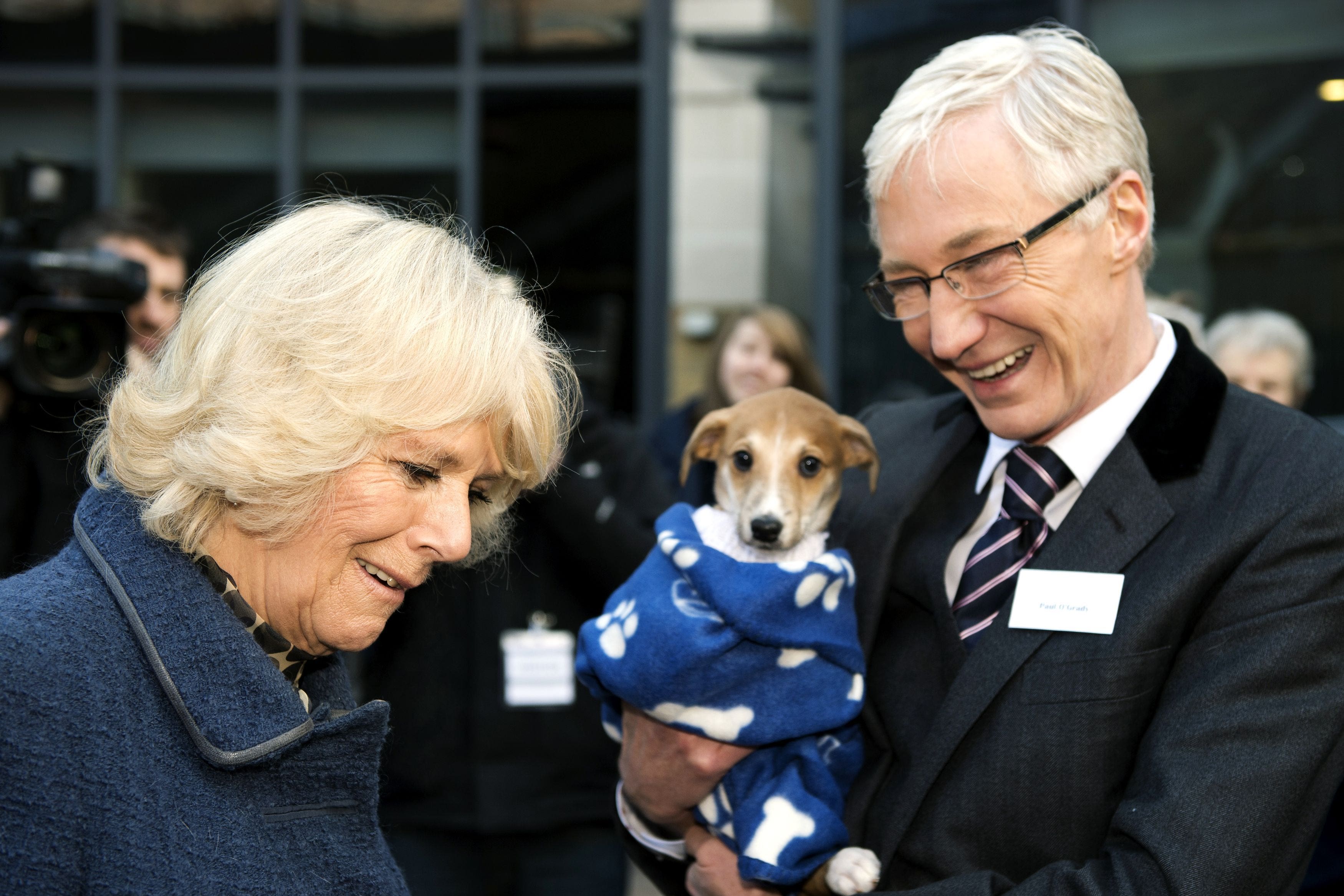 The Queen Consort has been left ‘deeply saddened’ at the death of her friend, TV presenter Paul O’Grady (Adrian Dennis/PA)