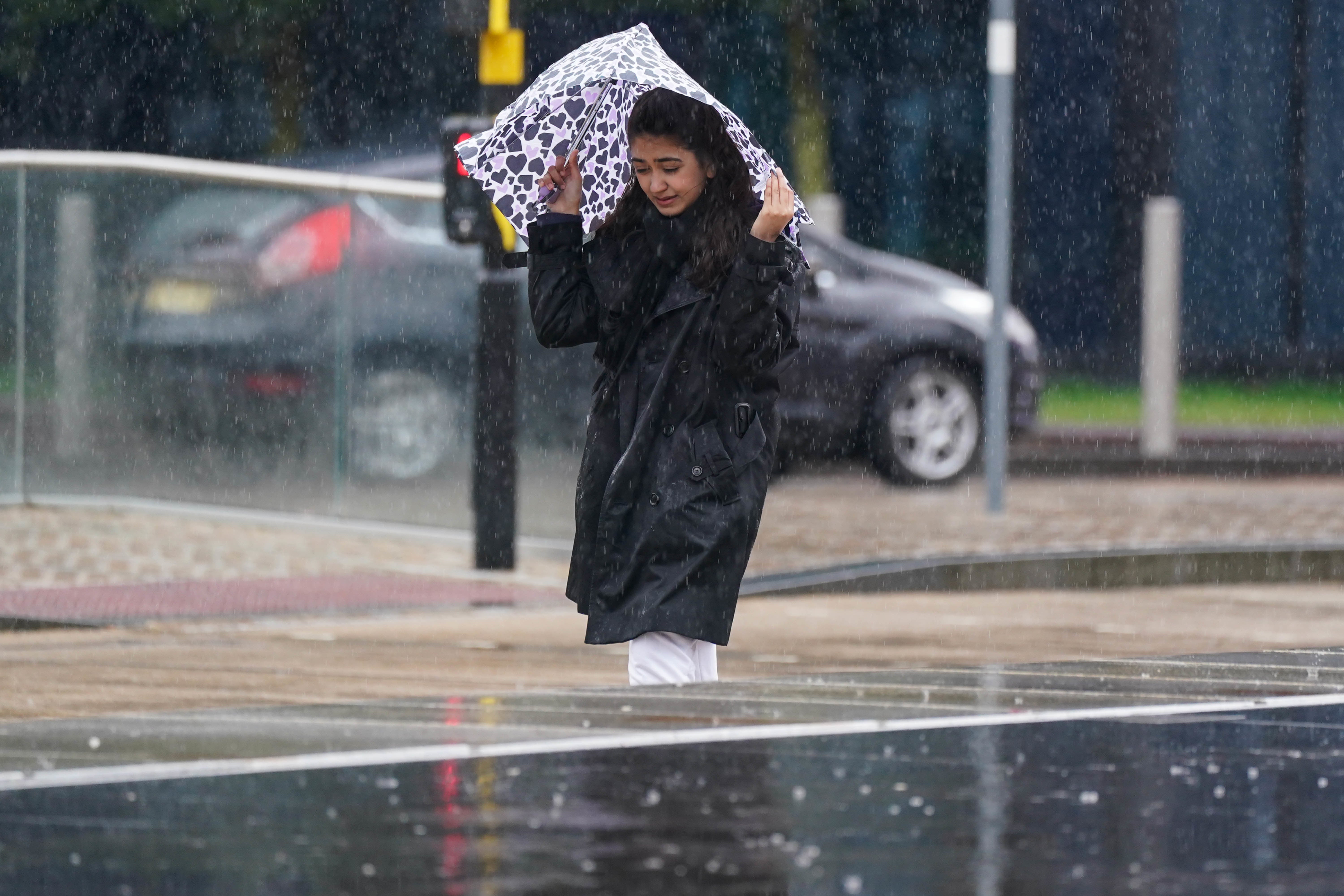 Around 20-30mm of rainfall is possible over higher ground in some parts of the UK