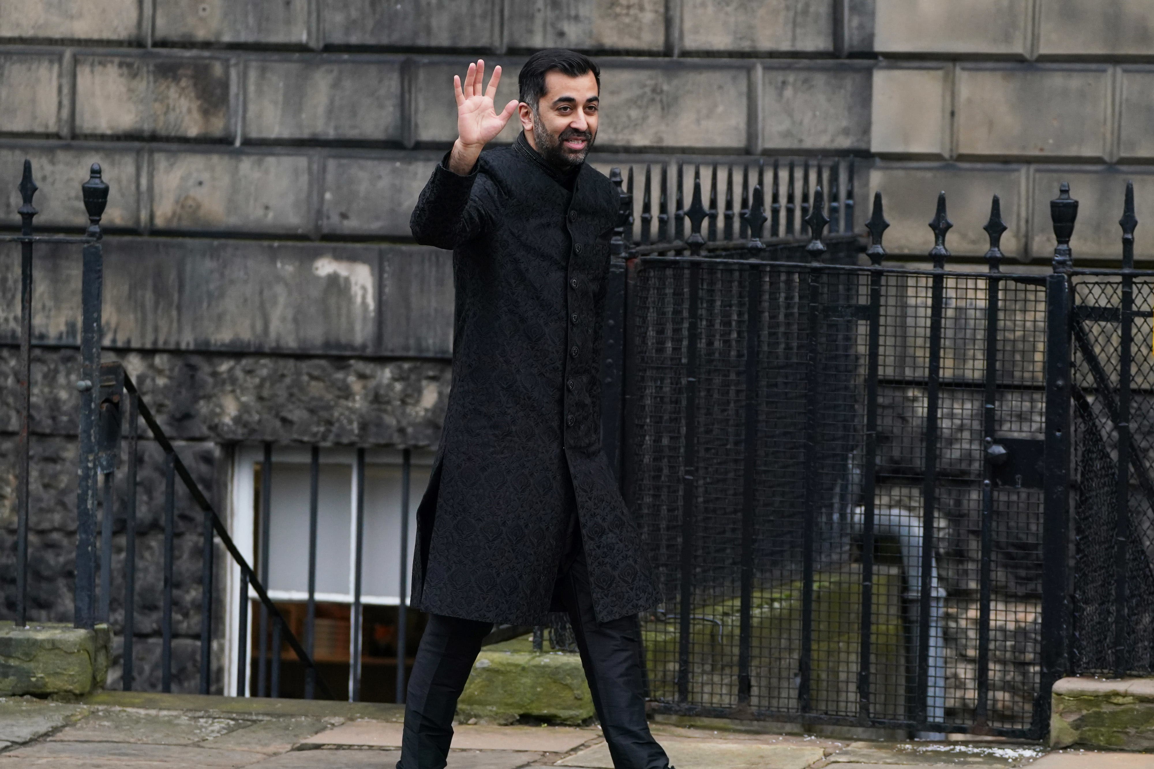 The First Minister was sworn in on Wednesday (Andrew Milligan/PA)