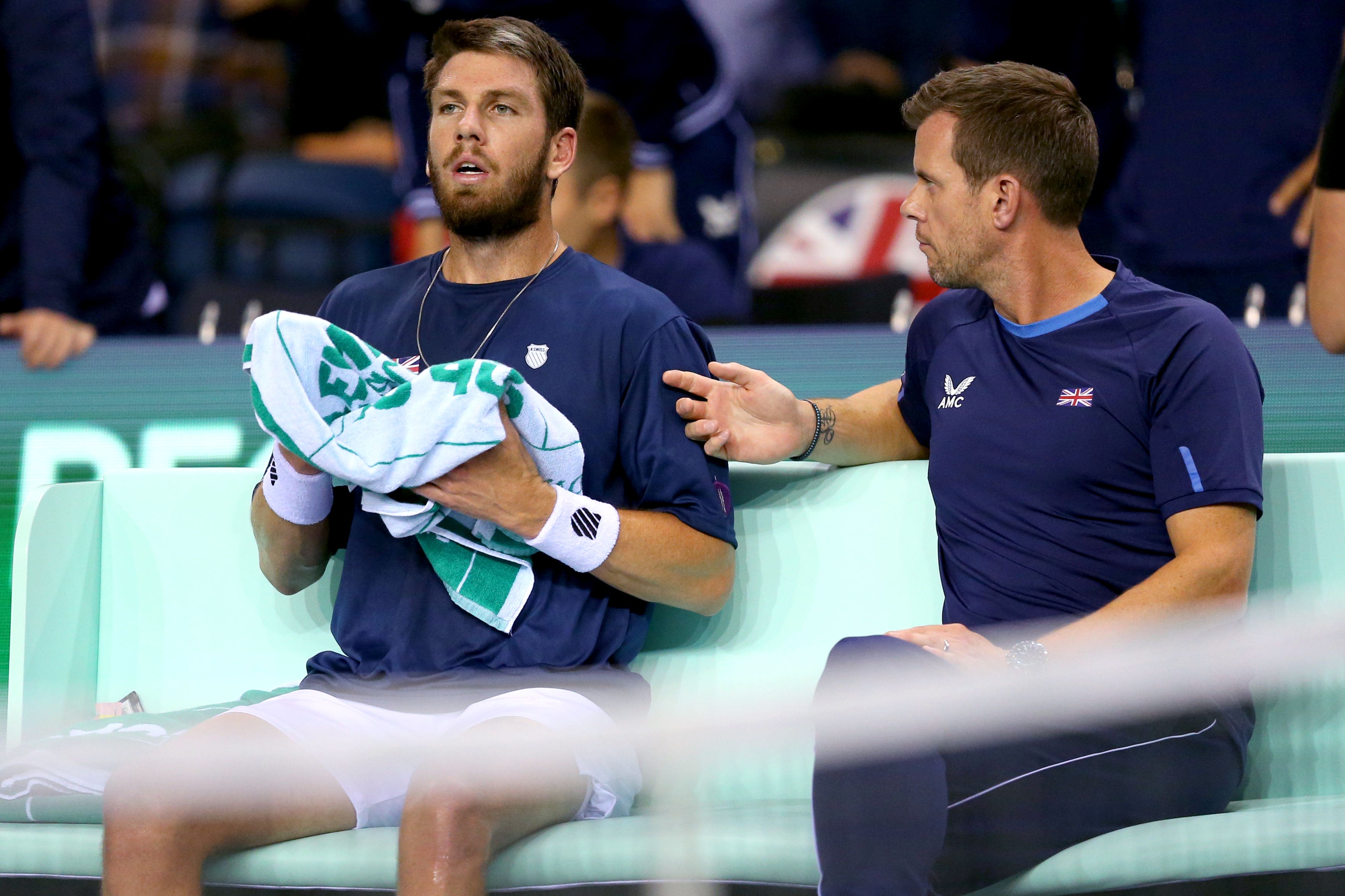 British number one Cameron Norrie (left) is again likely to lead Leon Smith’s side in Manchester (Robert Perry/PA)