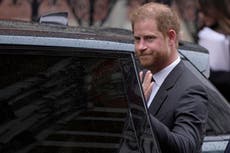 Prince Harry blames royal family for delay in hacking suit