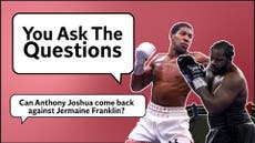 Can Anthony Joshua fight his way back to the top of boxing? | You Ask The Questions