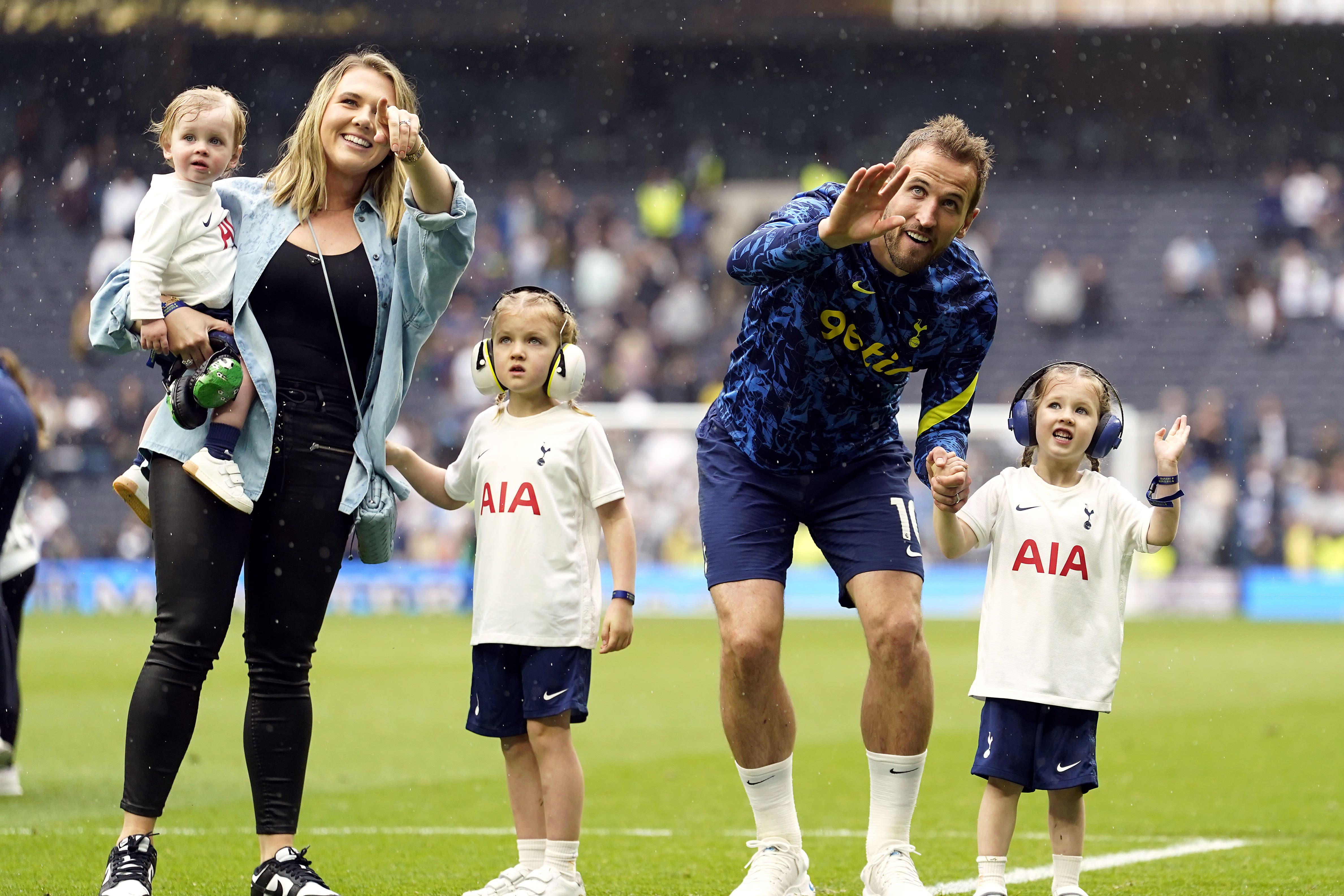 Harry Kane’s family is set to get bigger (Andrew Matthews/PA)