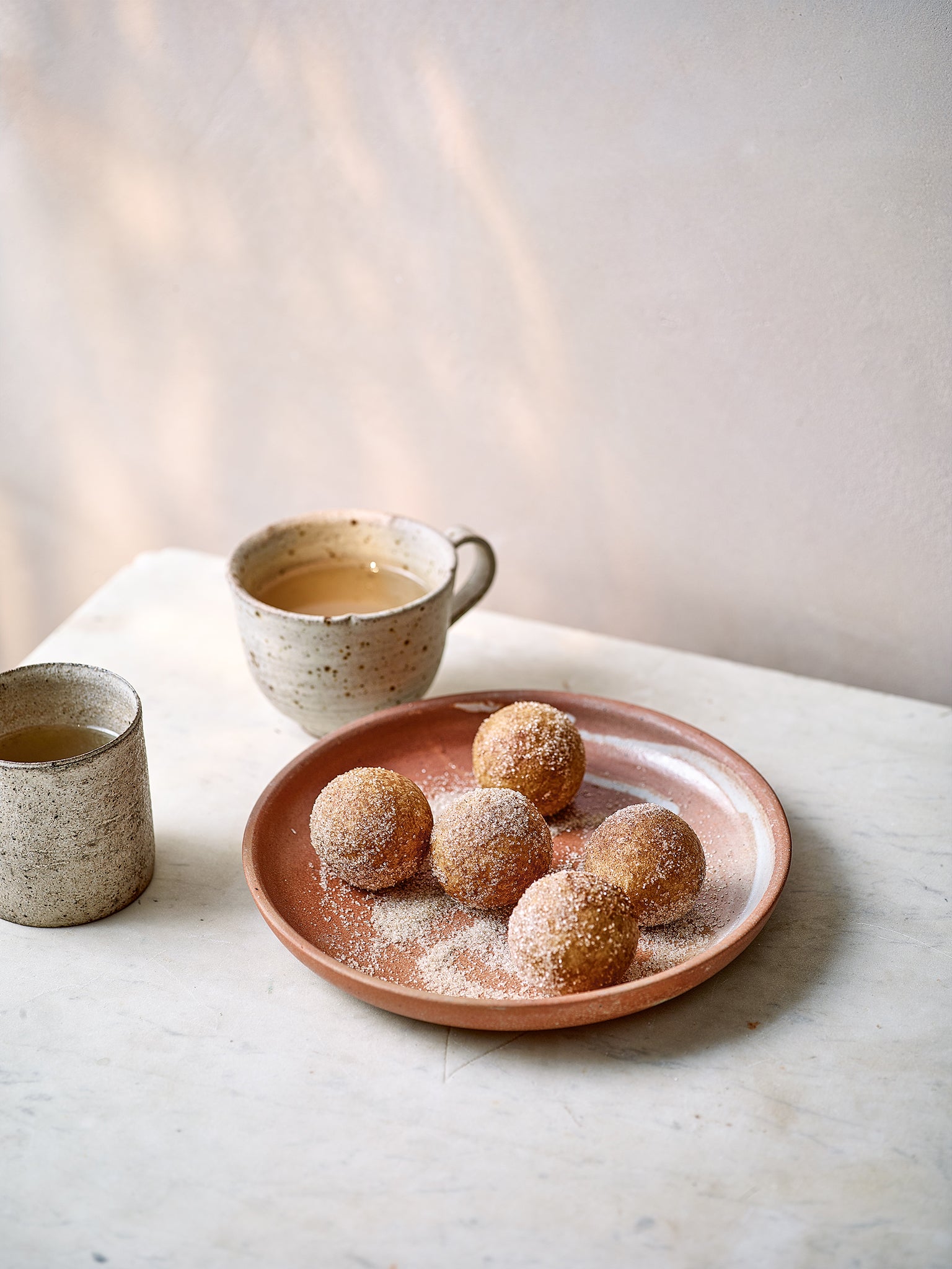 Dust these doughnuts with a sprinkling of cinnamon sugar