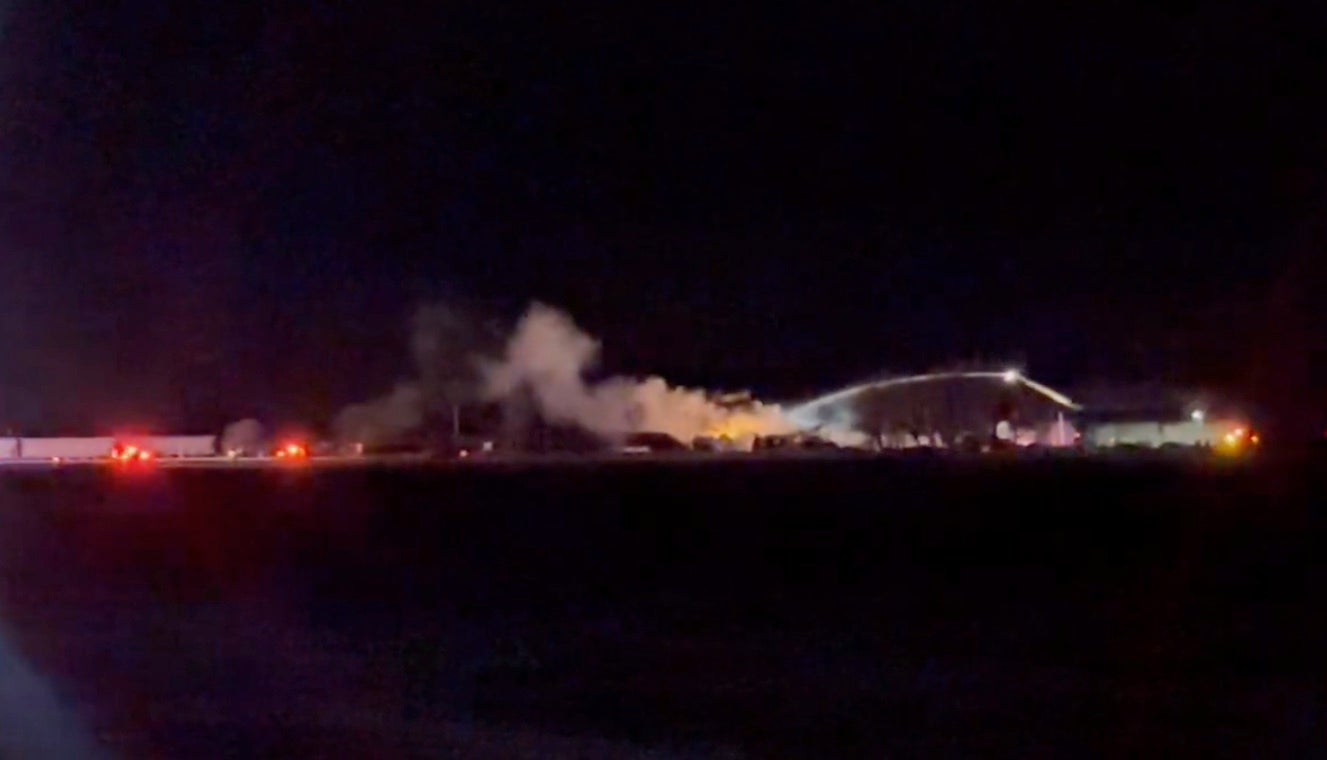 Fire rages in Raymond, Minnesota, after train carrying ethanol derails