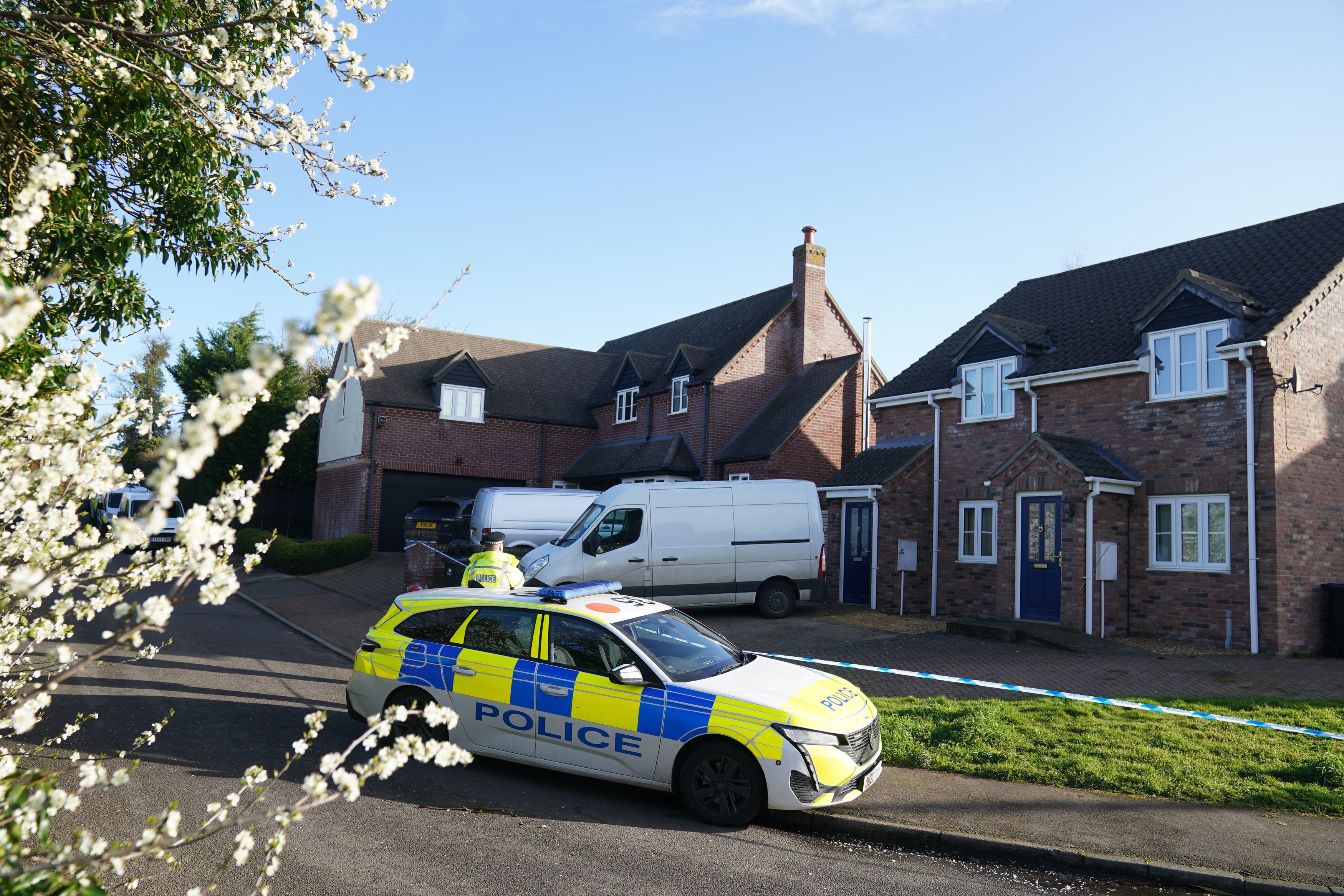 The Sutton home where police found the body of a 57-year-old man