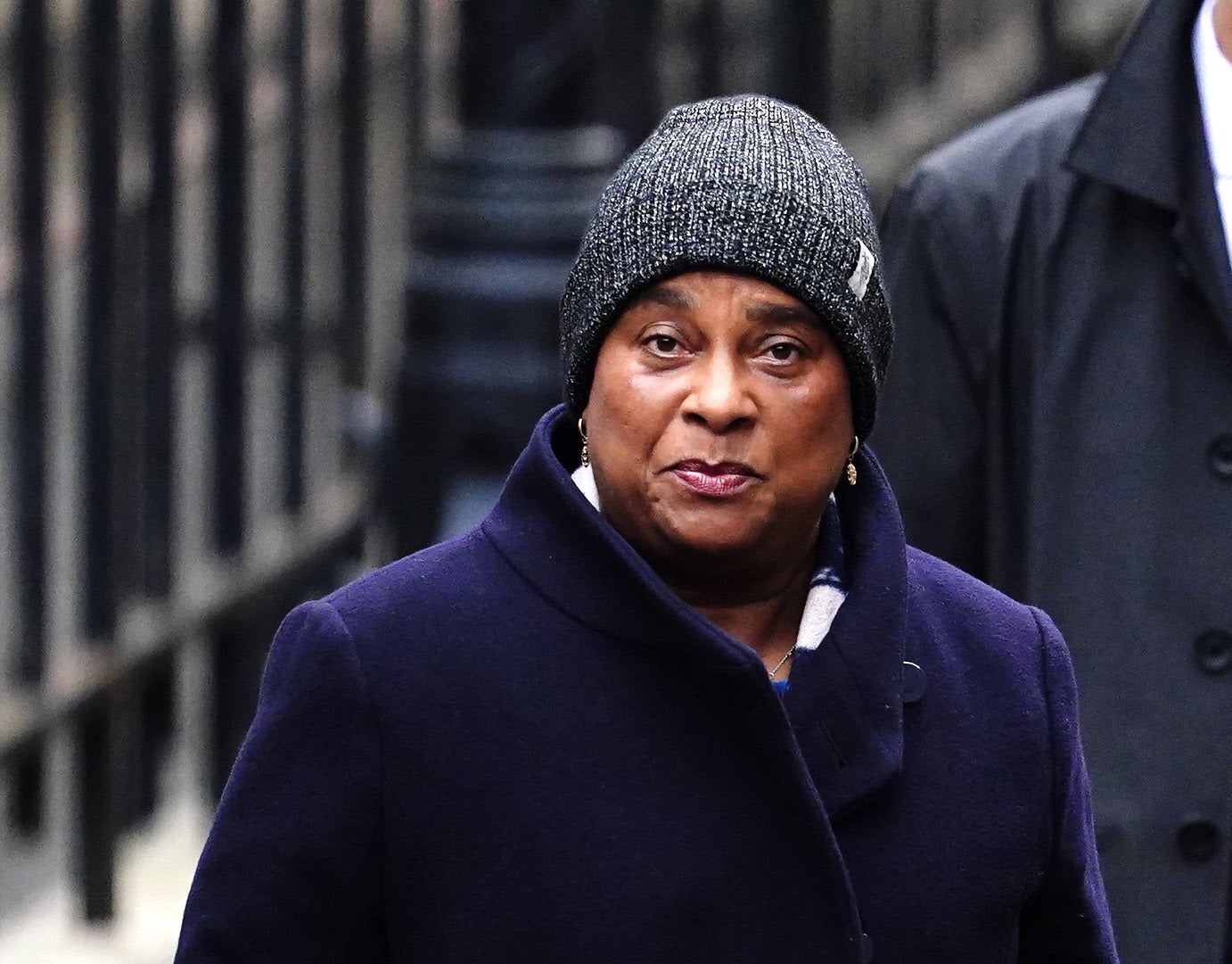 Baroness Lawrence arriving at the Royal Courts of Justice