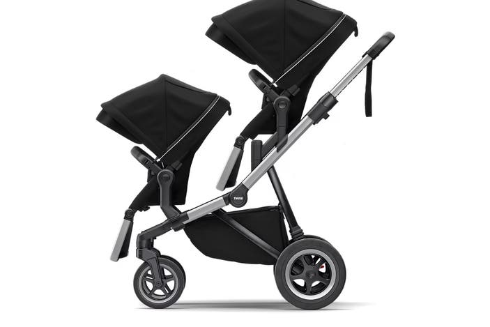 Thule sleek stroller bundle and sibling seat