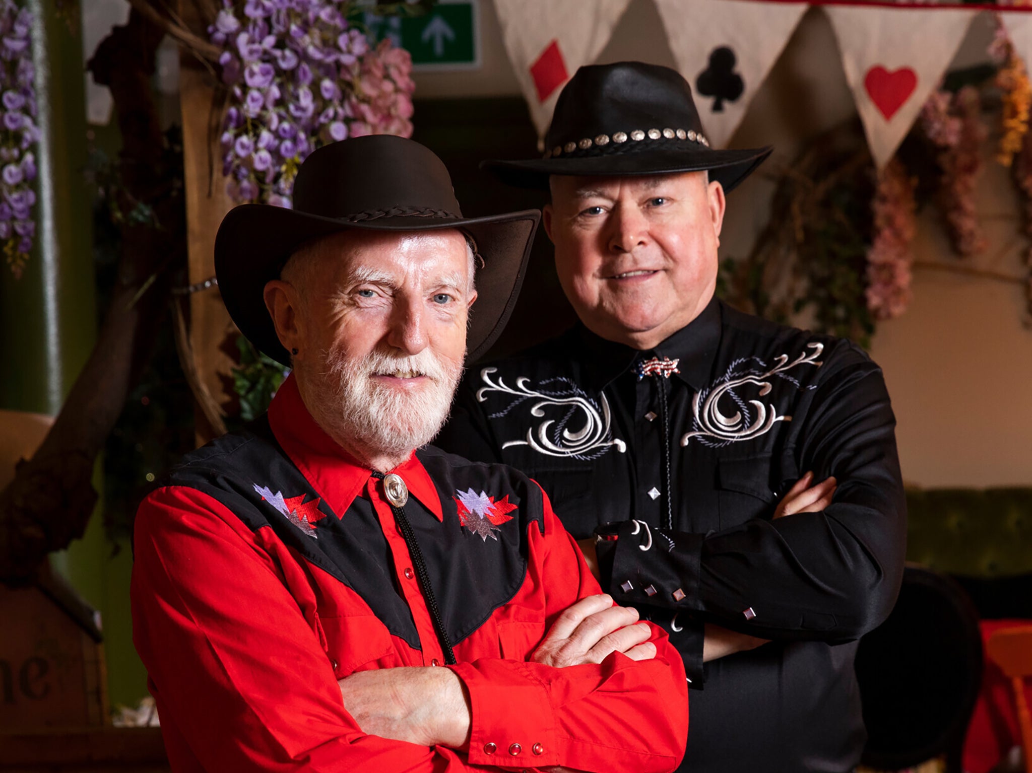 ‘Section 28 changed my life’: Patrick Pope (left) and David Rhodes, as they appear in the Centre for Ageing Better campaign