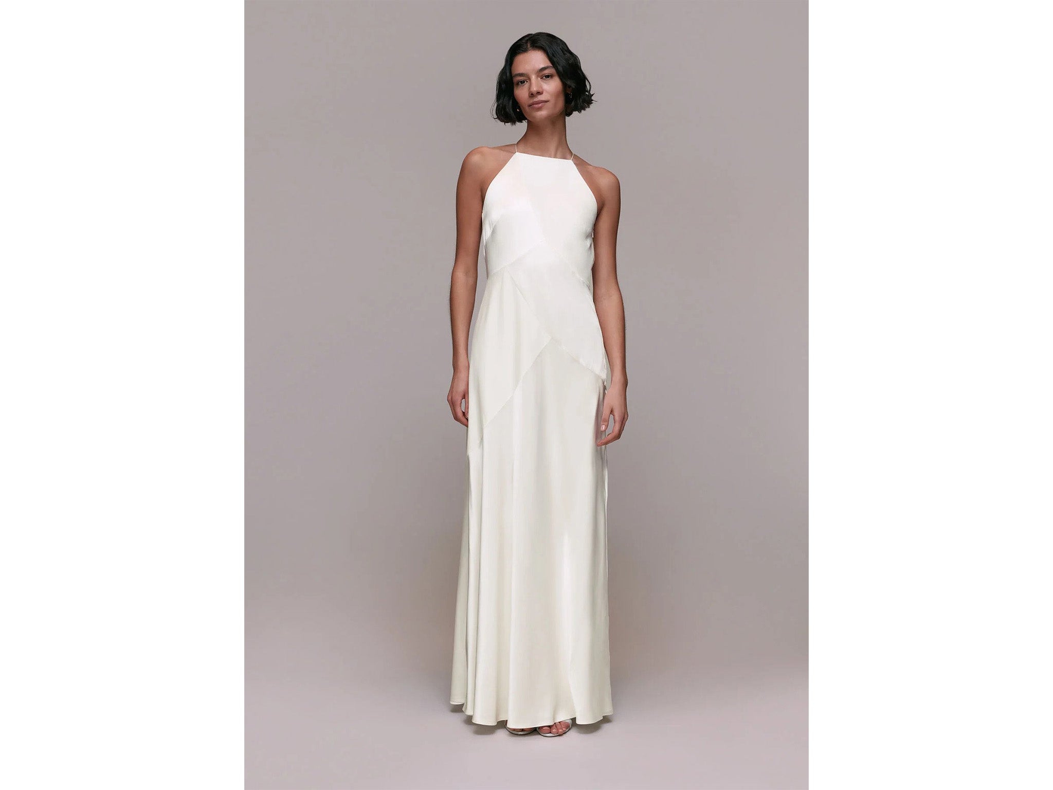 Whistles Eileen silk wedding dress 