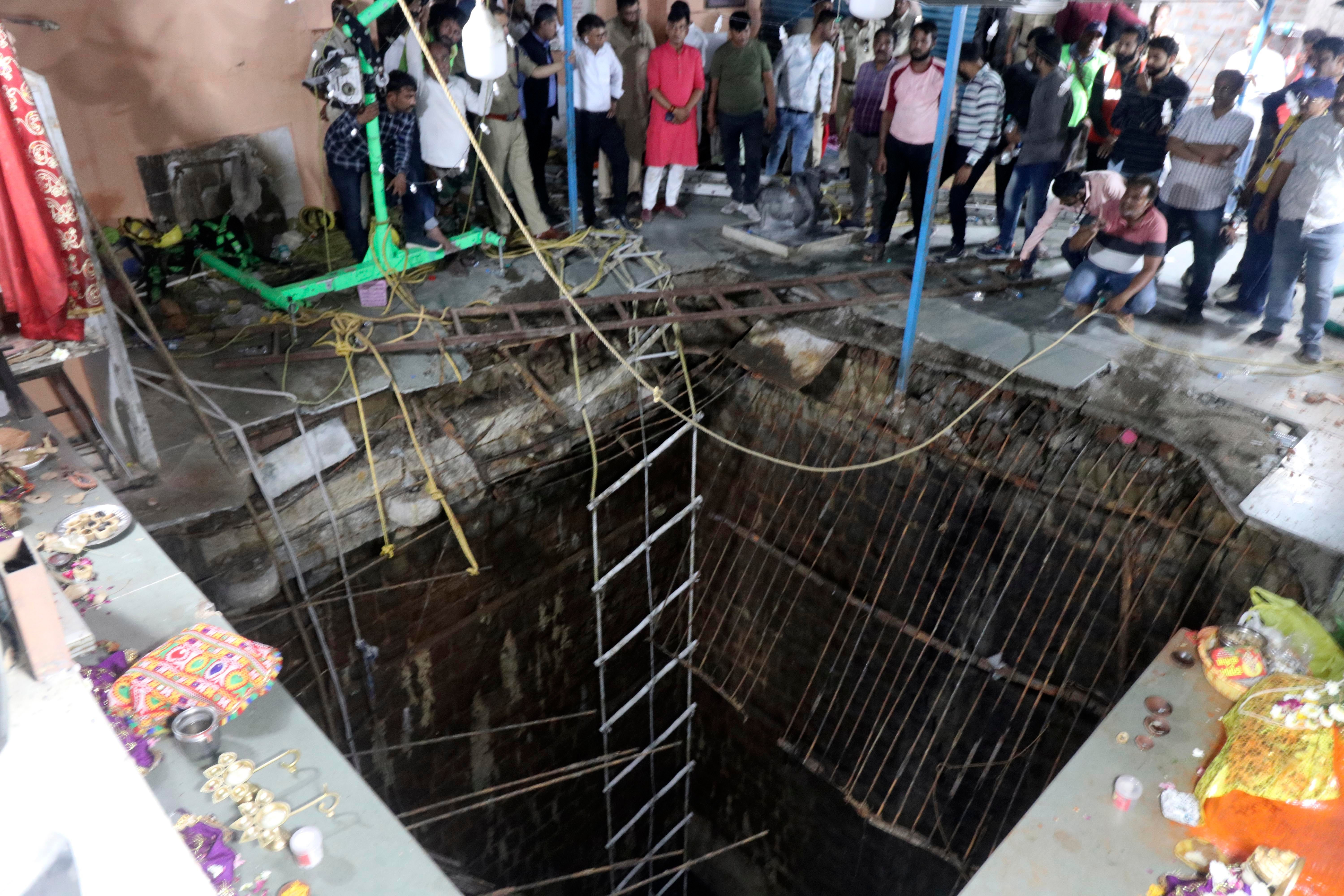 India Temple Collapse