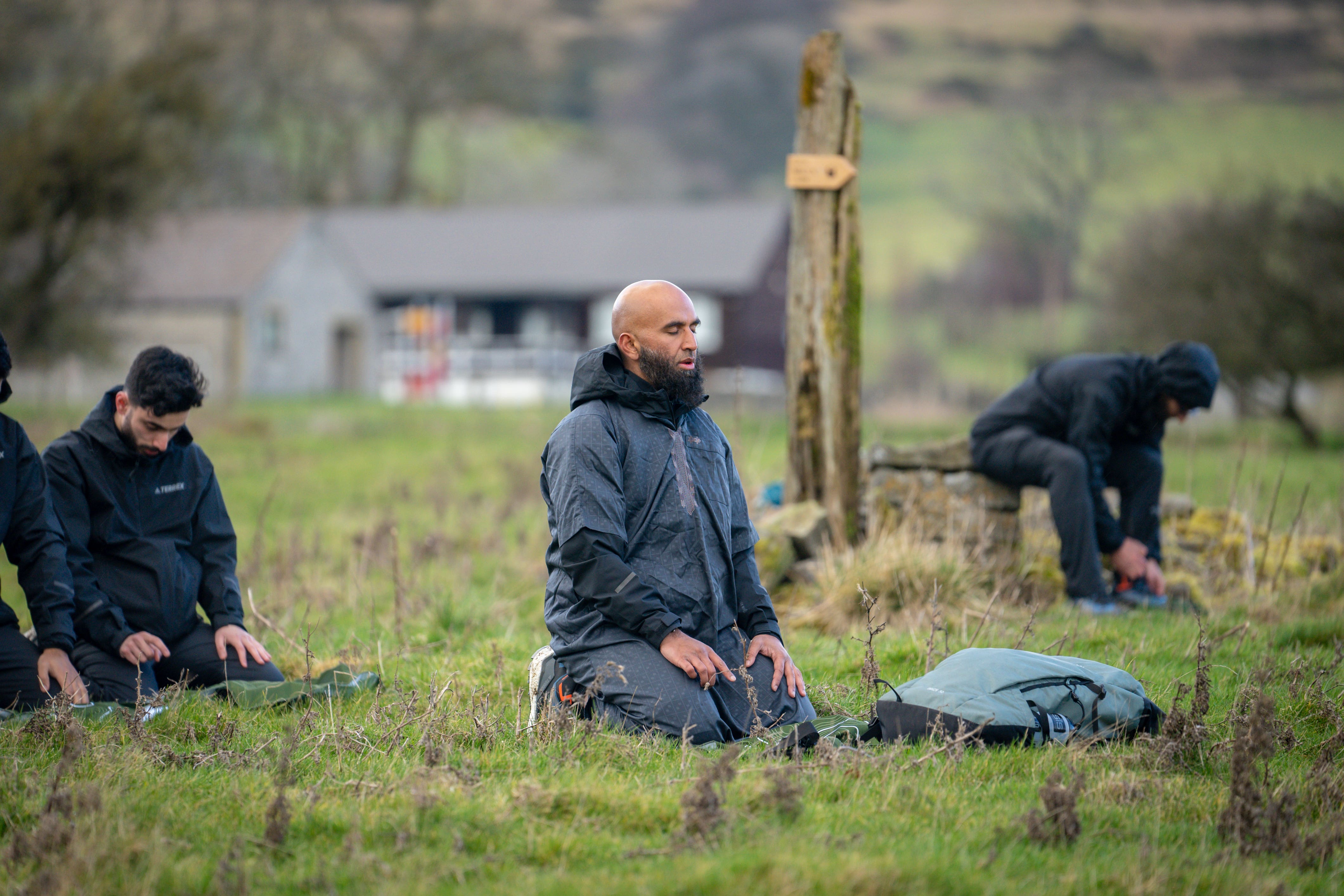 Haroon Mota has helped to create a weatherproof prayer mat (Wiggle/PA)