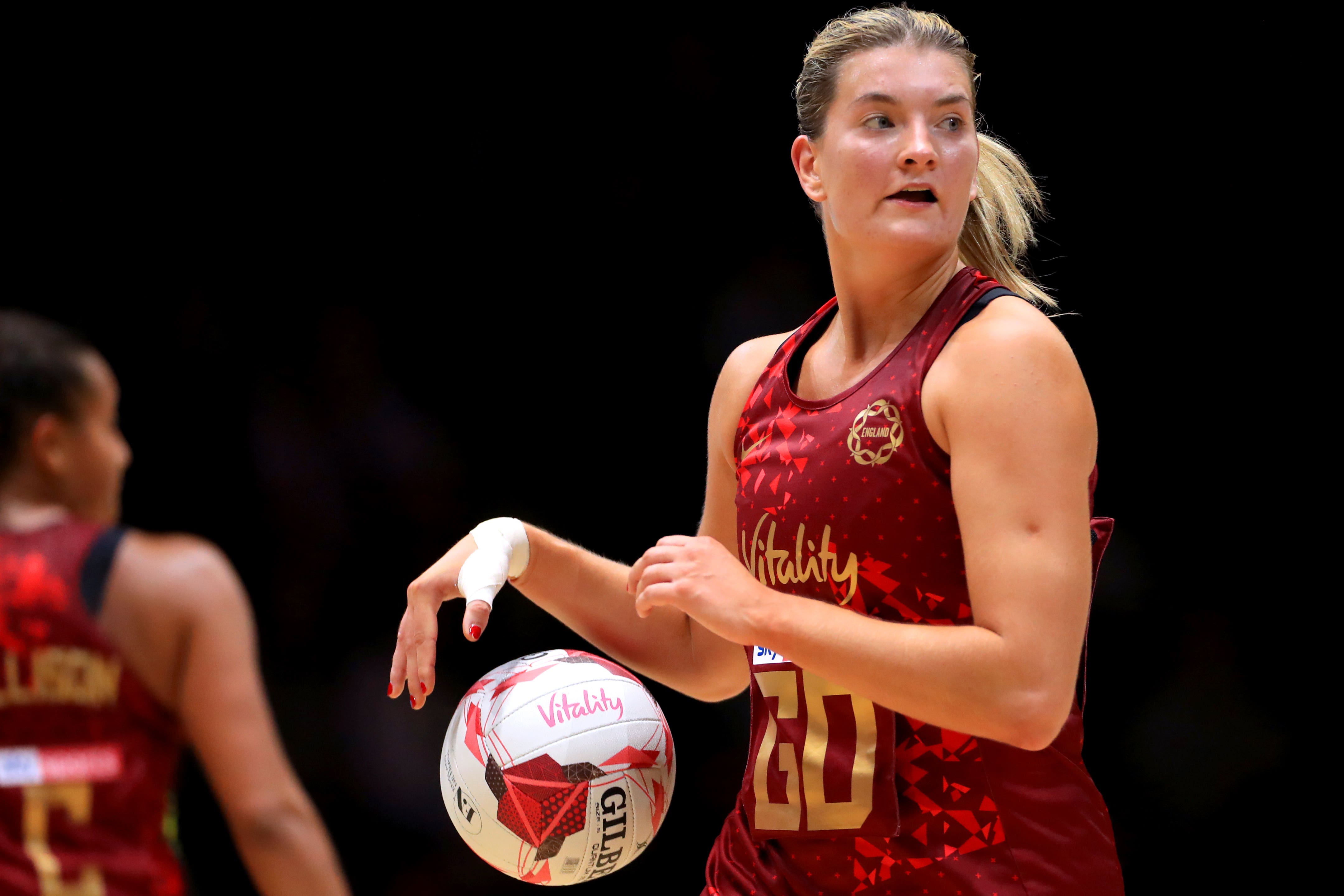 England netballer Fran Williams stressed that ‘everyone needs support’ following the launch of NETBALLHer (Bradley Collyer/PA)