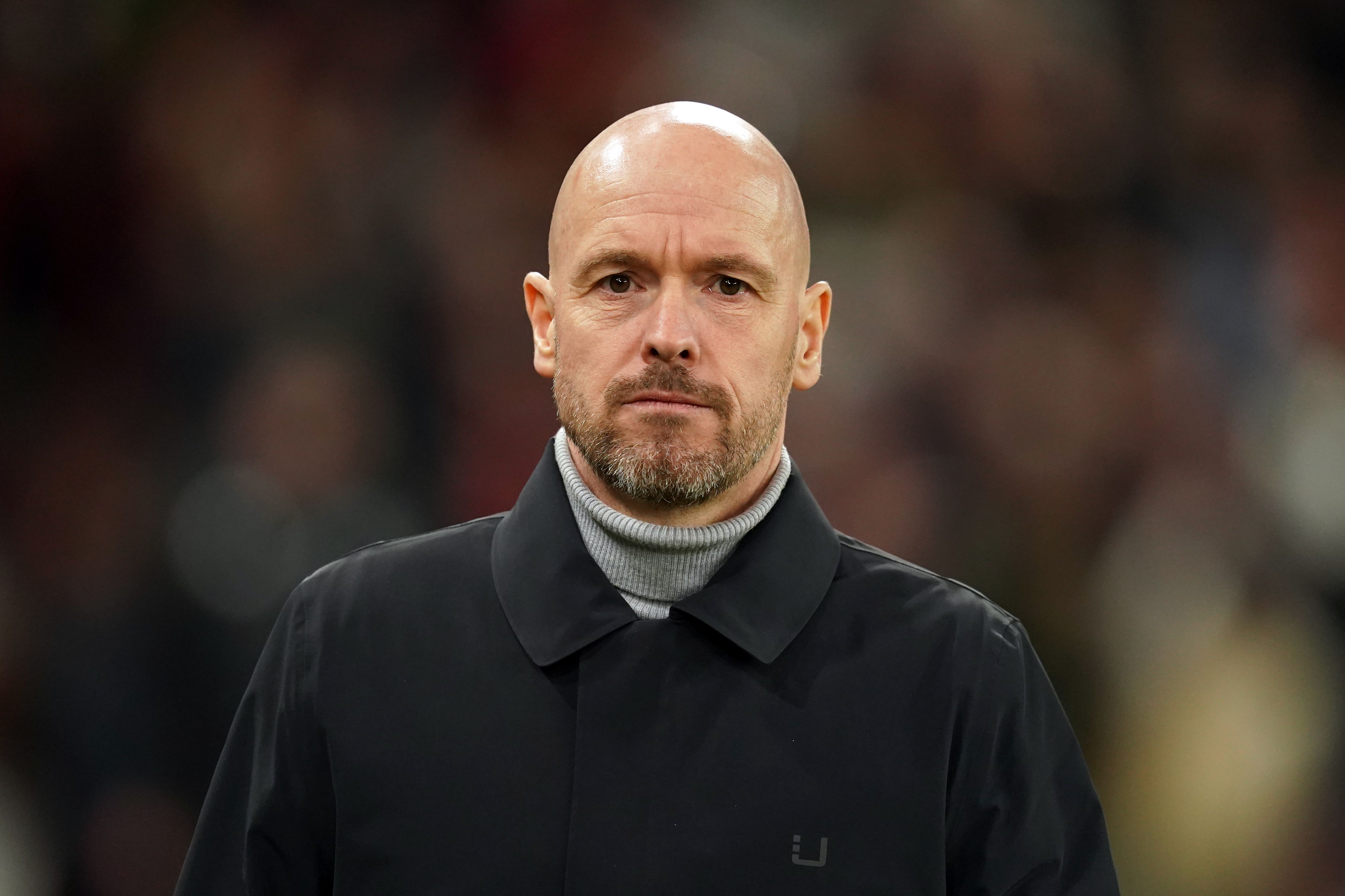 Erik ten Hag’s Manchester United travel to Newcastle (Martin Rickett/PA).