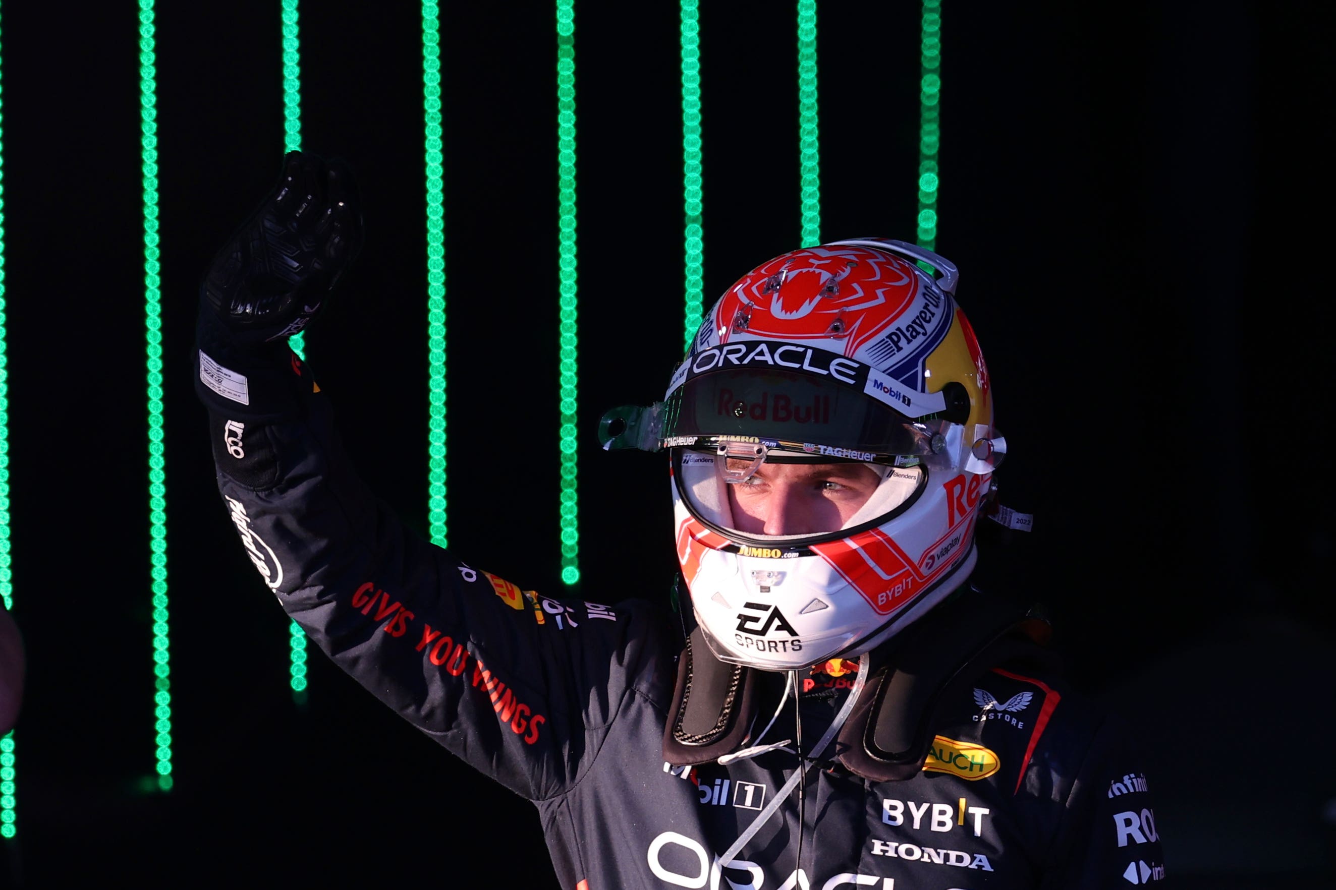 Red Bull driver Max Verstappen won in Australia