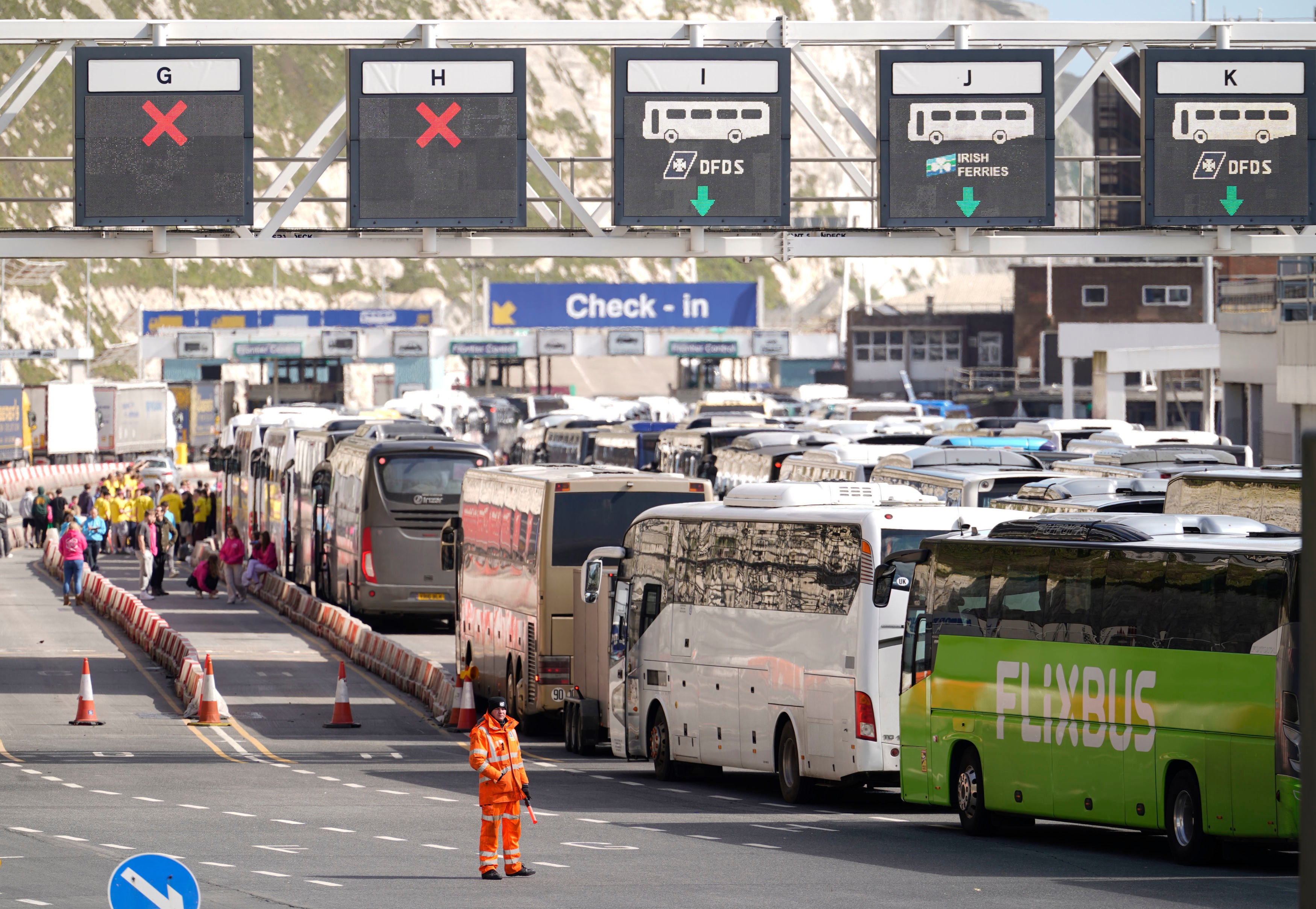 Easter travellers were caught out by delays of up to 18 hours at Dover