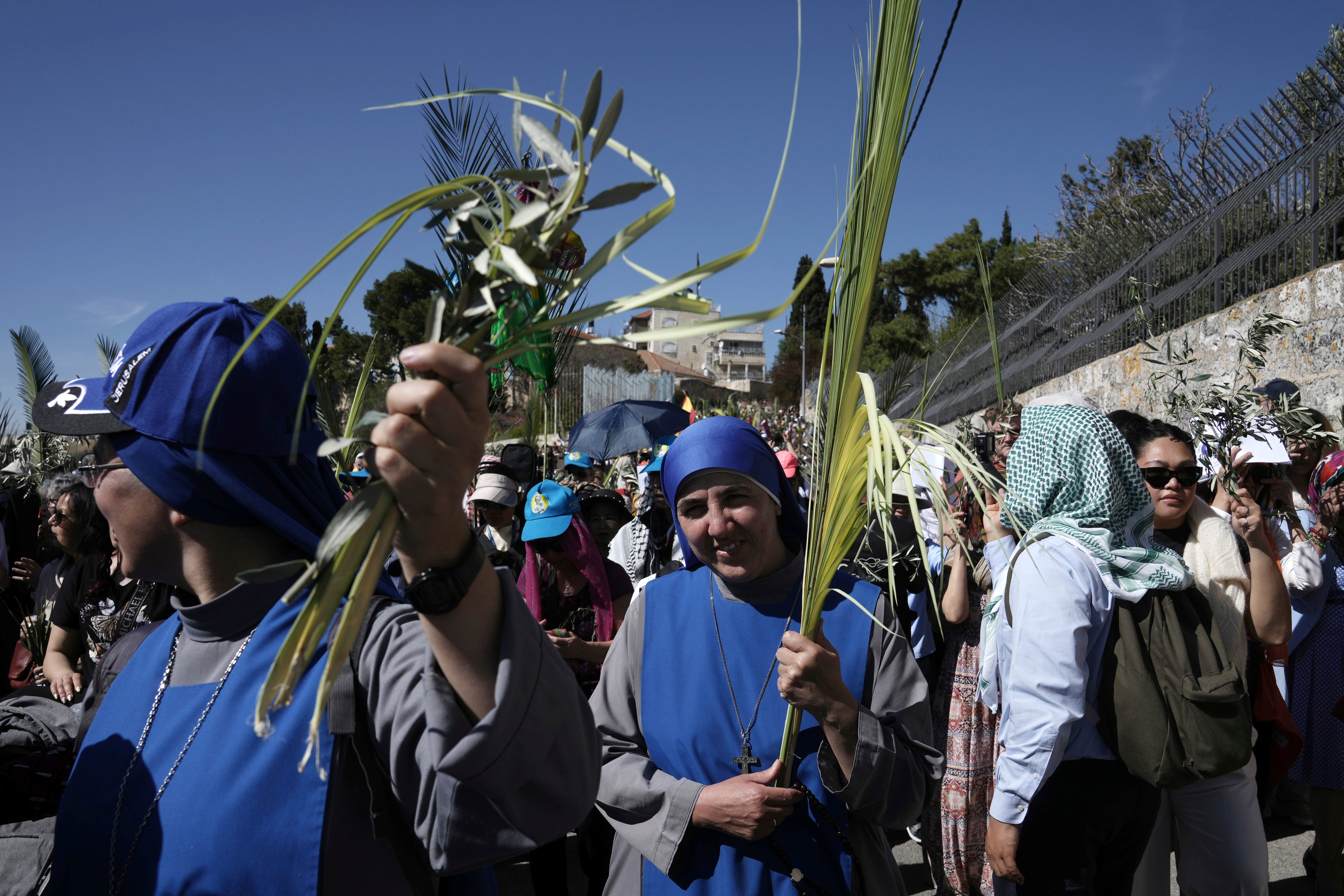Israel Palestinians Holy Week