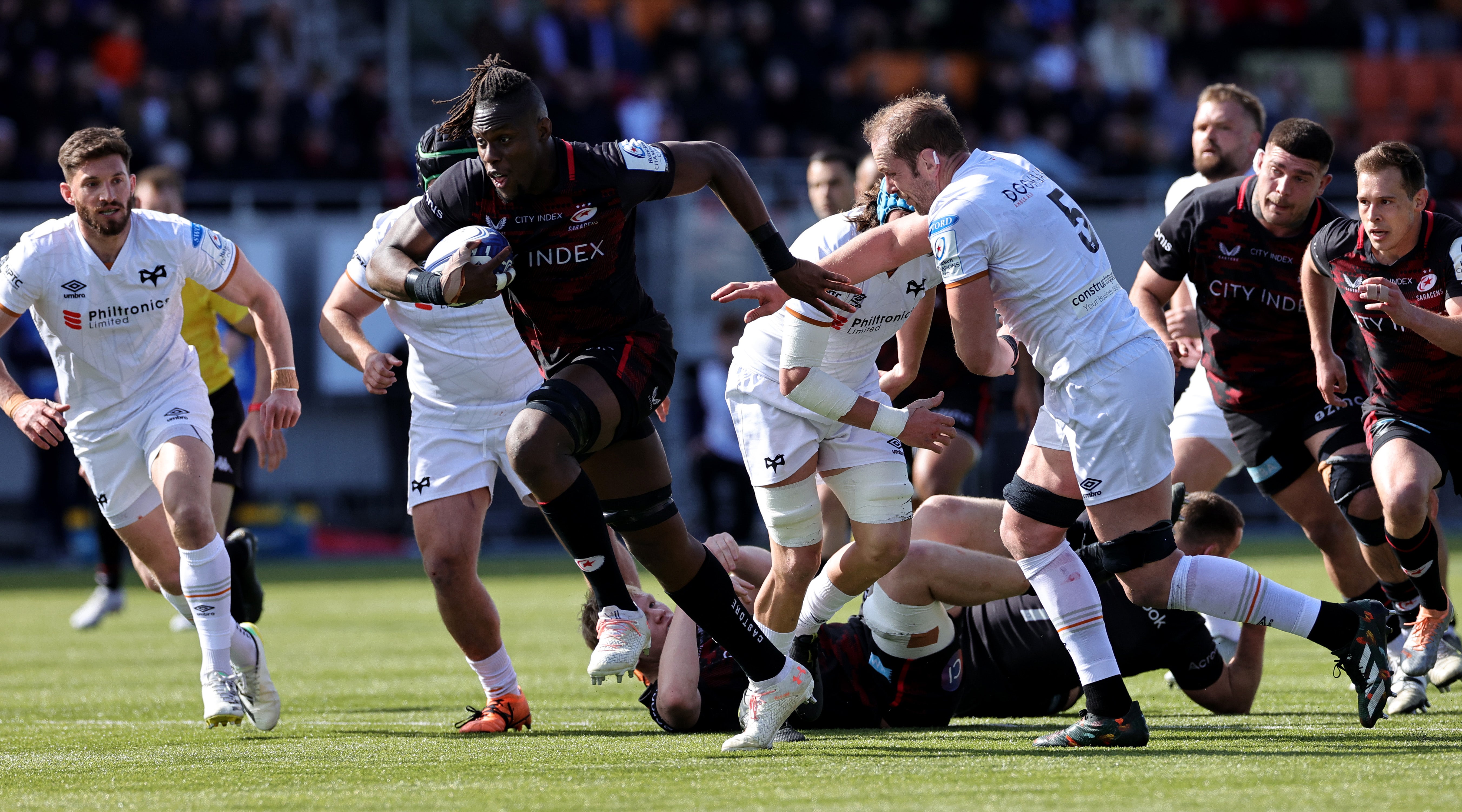 Sarries looked like they were going to suffer a shock loss to Ospreys but battled through