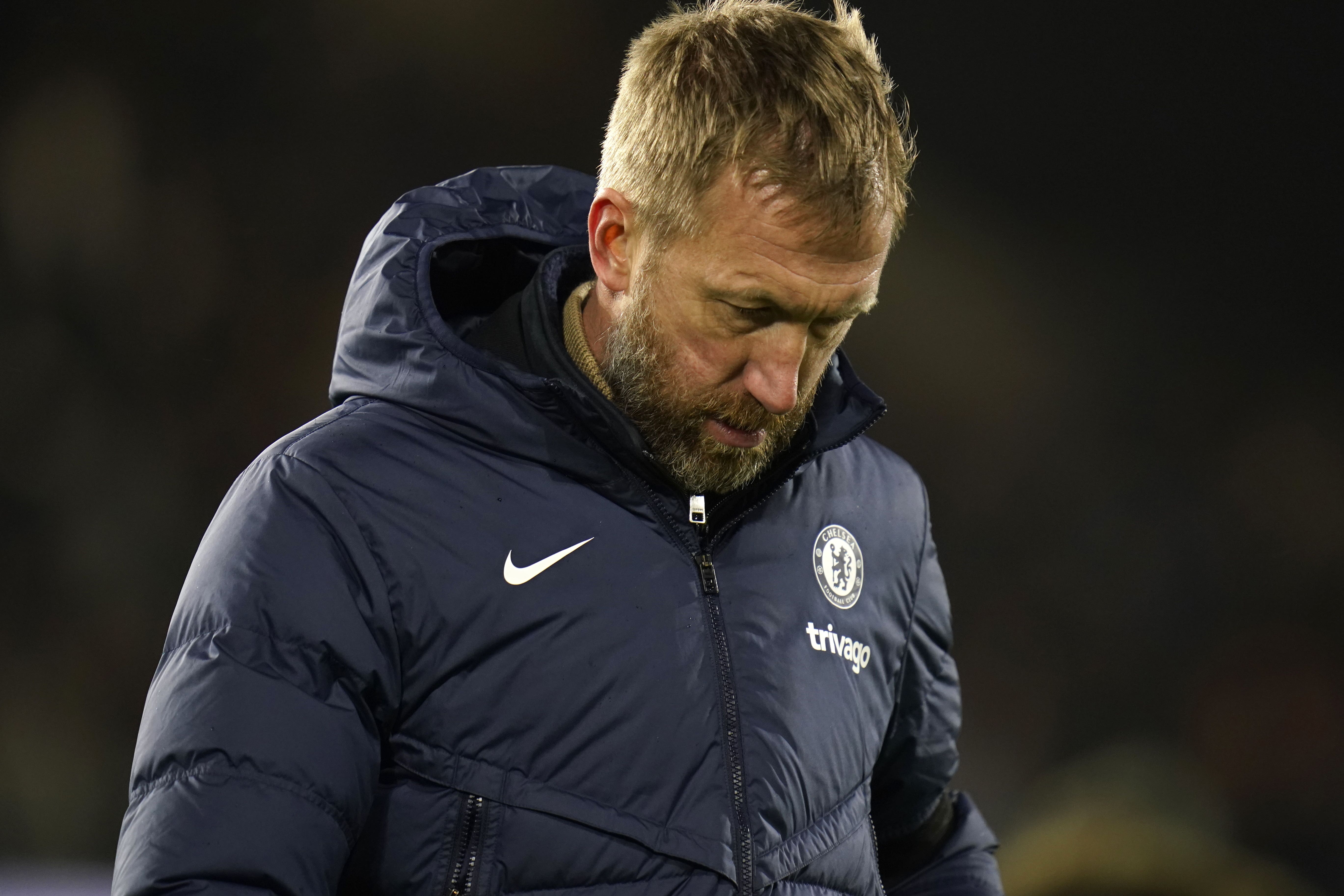 Graham Potter has left Chelsea, the club has confirmed (Andrew Matthews/PA)